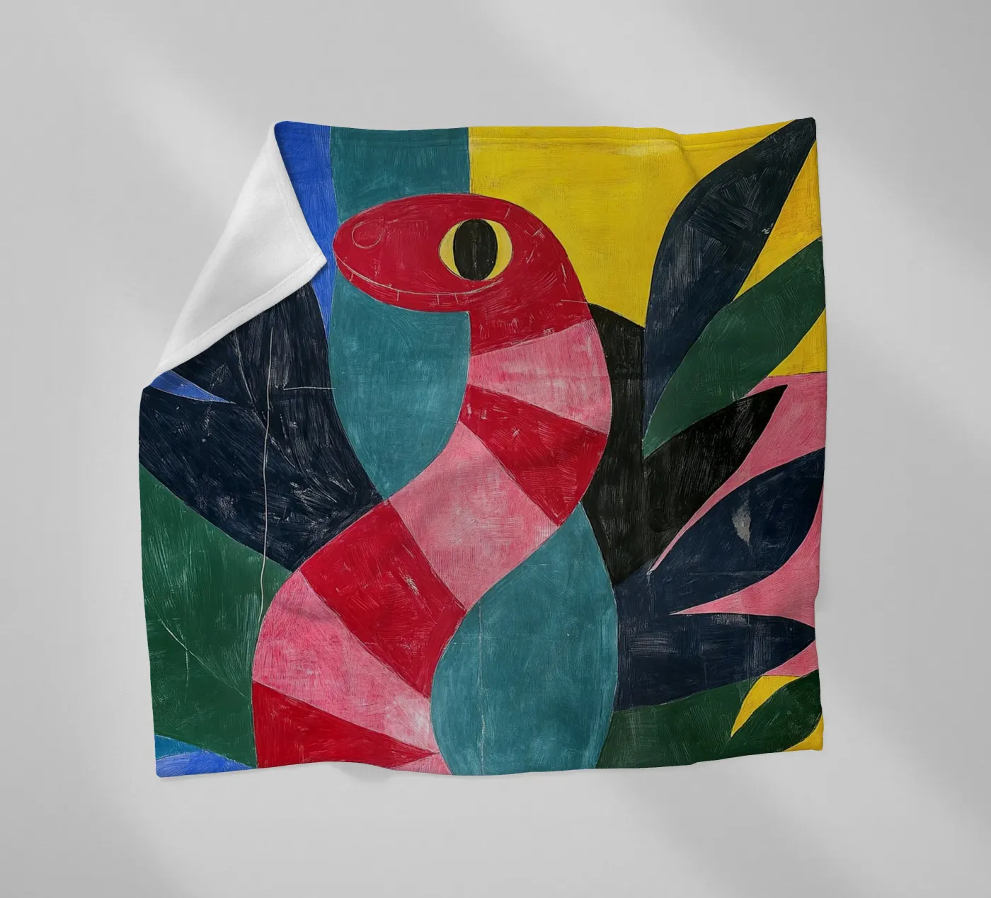 Serpente coperta in pile da Nikis Art Studio