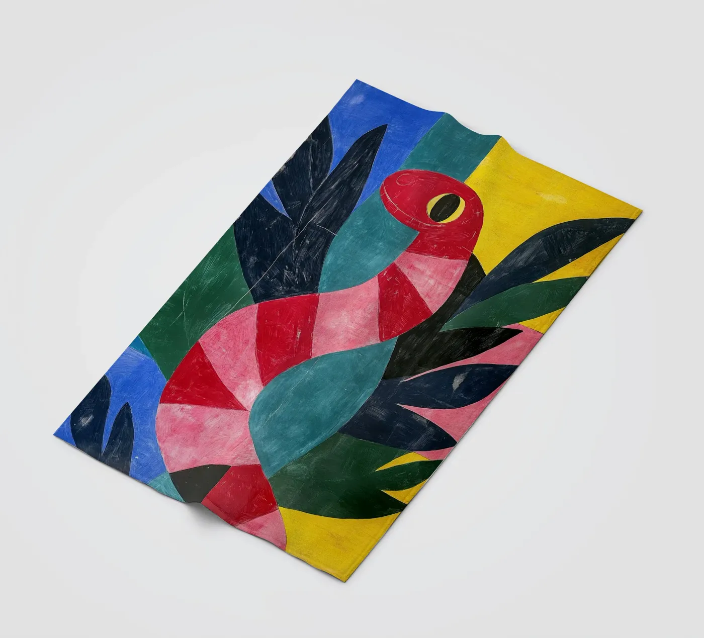 Serpente coperta in pile da Nikis Art Studio
