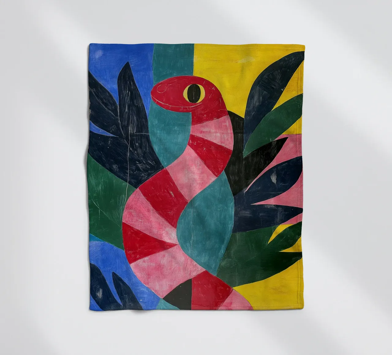 Serpente coperta in pile da Nikis Art Studio