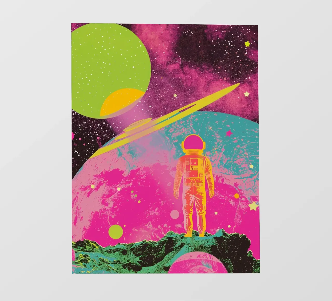 Dopamine Astronaut pellicola backlit da Malou-Studio