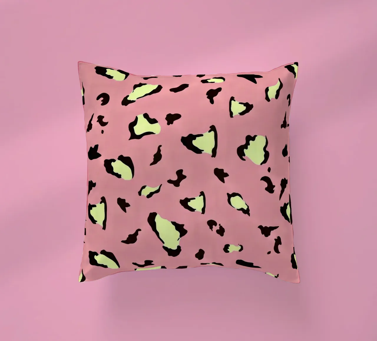 Pop Leopard Pattern decorative cushion by Kiroiharu
