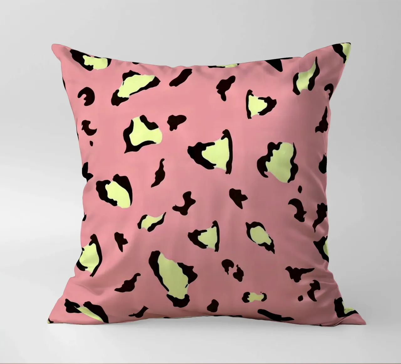 Pop Leopard Pattern decorative cushion by Kiroiharu