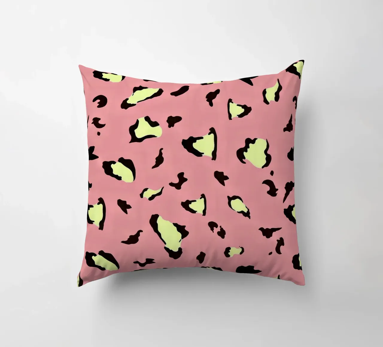 Pop Leopard Pattern decorative cushion by Kiroiharu
