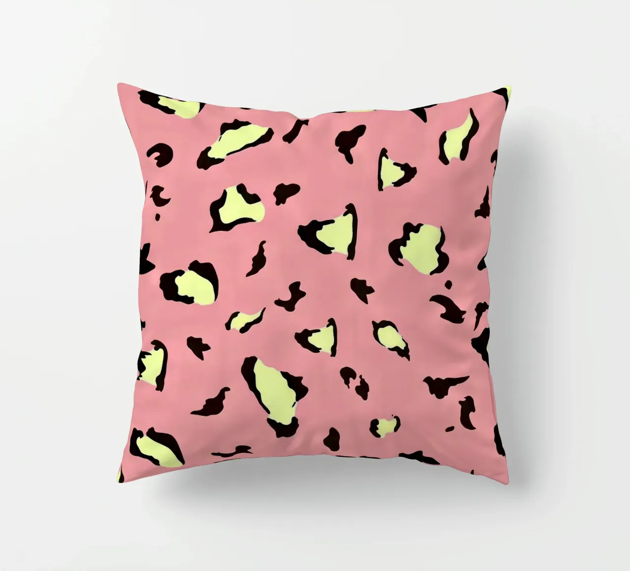 Pop Leopard Pattern decorative cushion by Kiroiharu