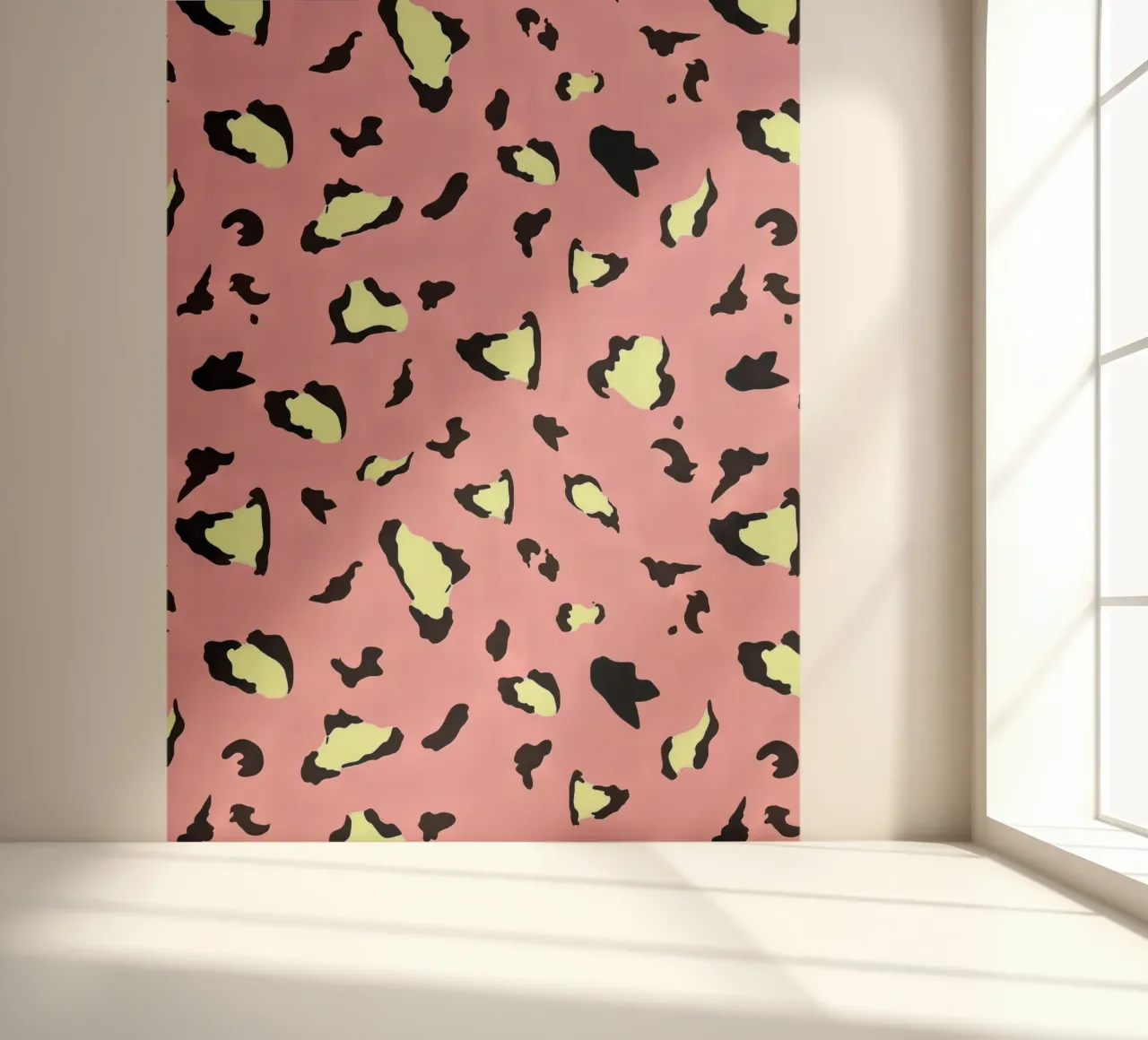 Pop Leopard Pattern fotobehang van Kiroiharu