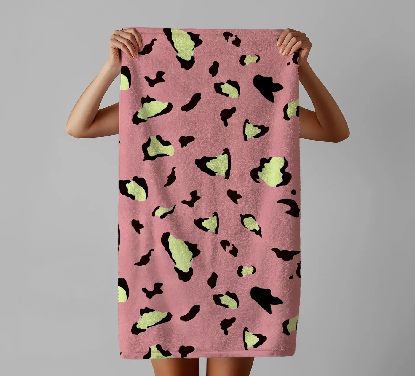 Pop Leopard Pattern badhanddoek van Kiroiharu