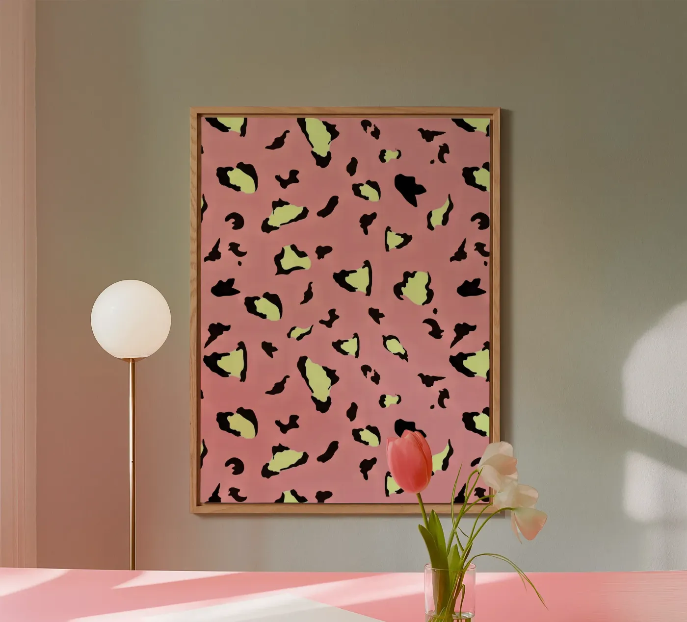 Pop Leopard Pattern forex-plaat van Kiroiharu