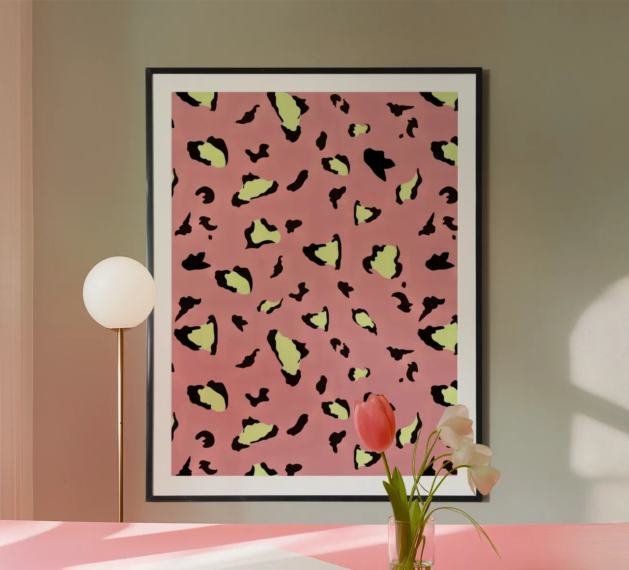 Pop Leopard Pattern hahnemühle van Kiroiharu