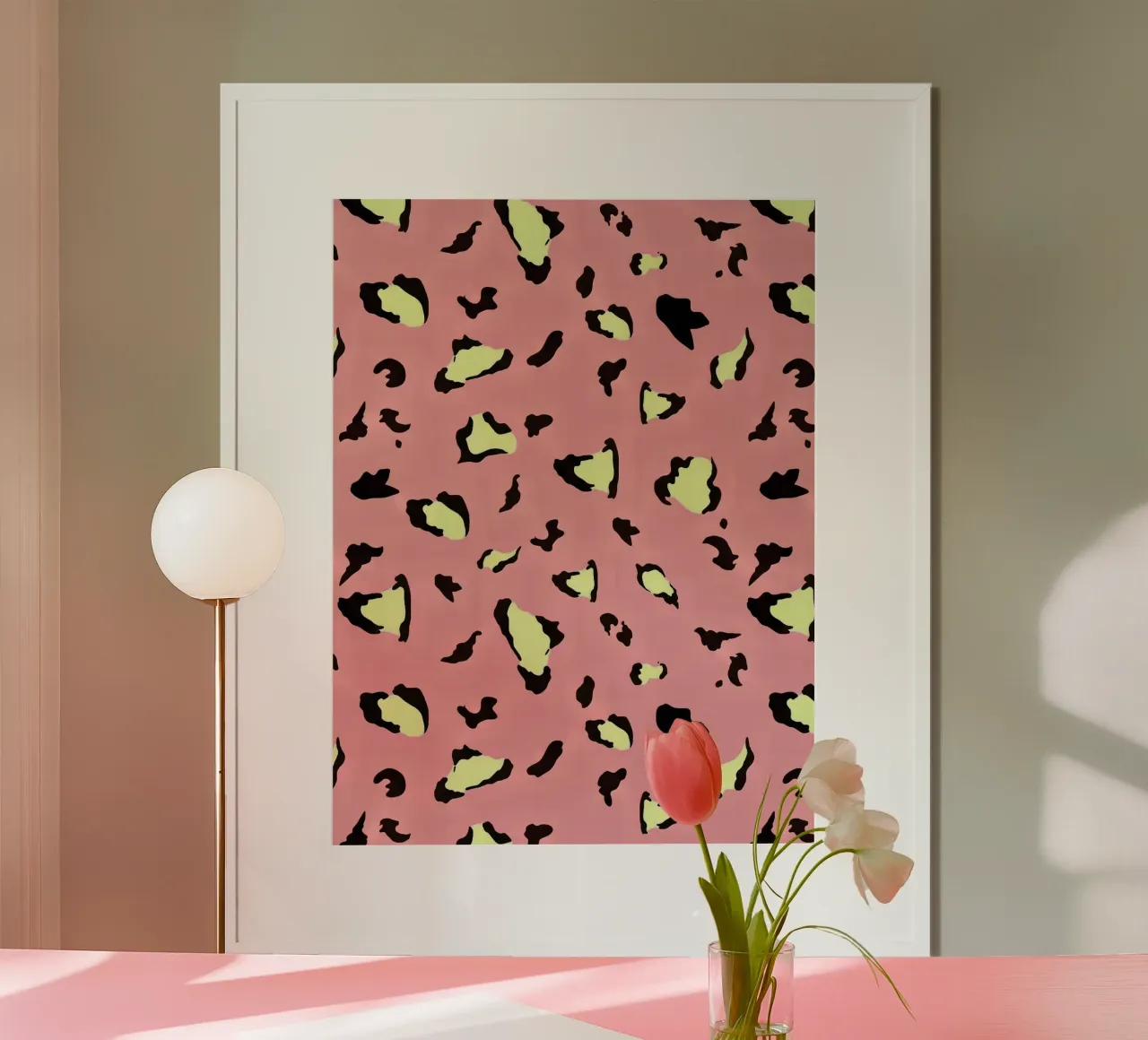 Pop Leopard Pattern hahnemühle van Kiroiharu