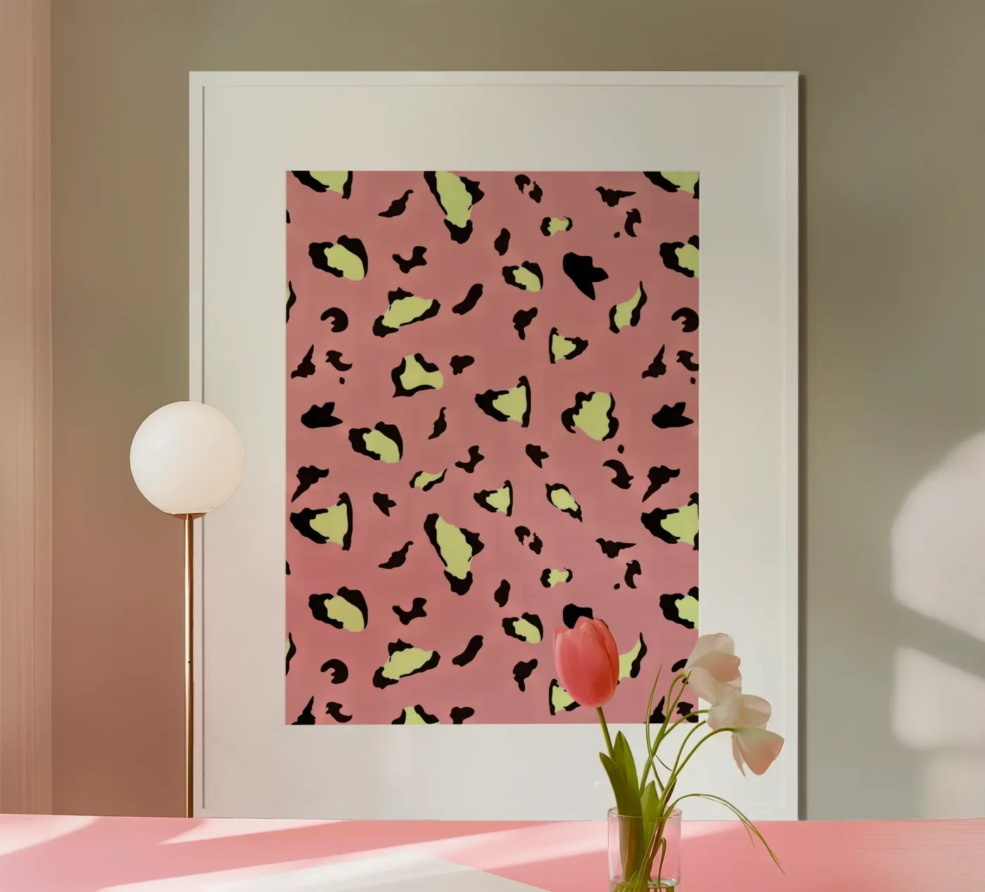 Pop Leopard Pattern poster de Kiroiharu