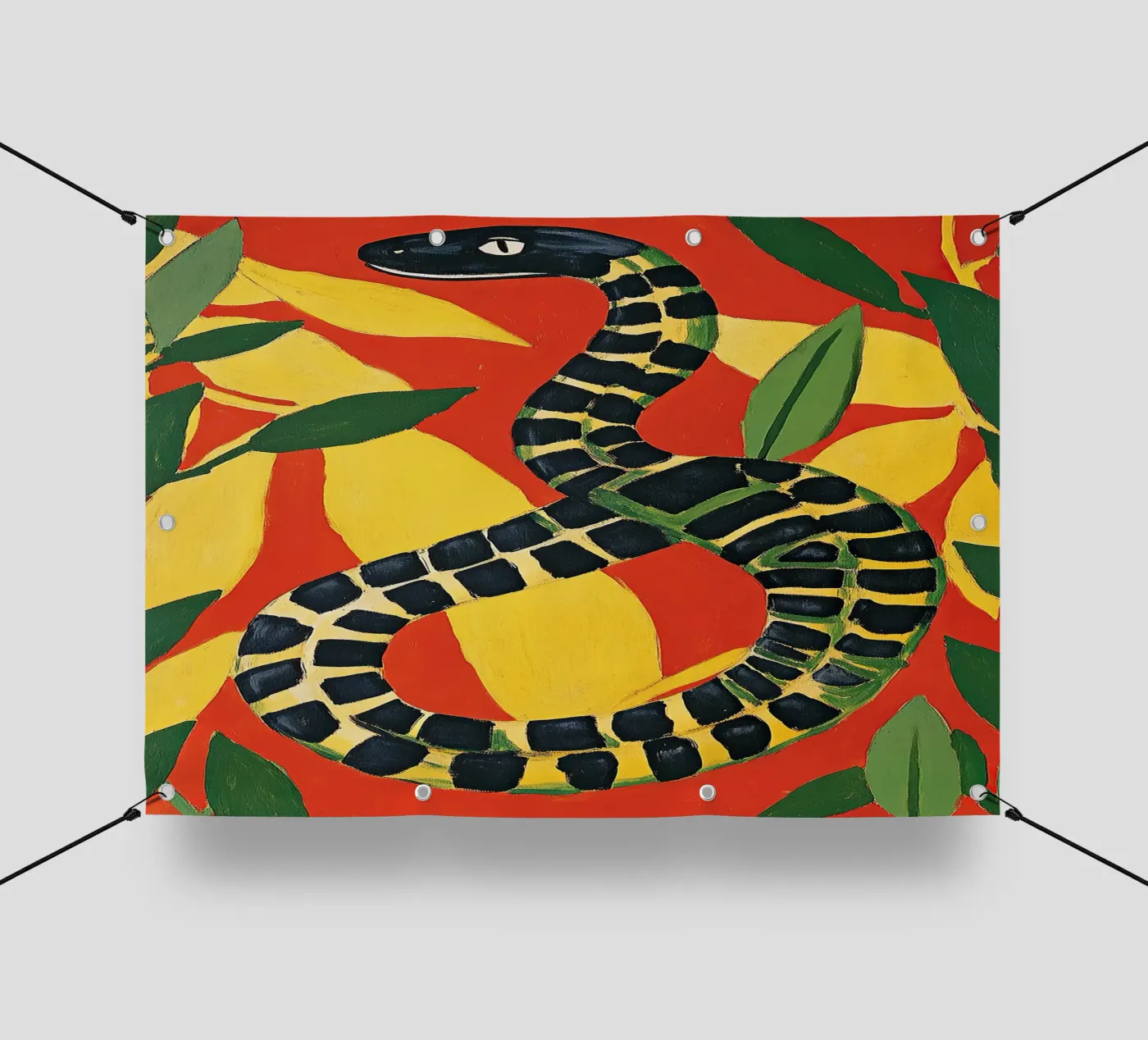 Serpente telo in pvc da Nikis Art Studio