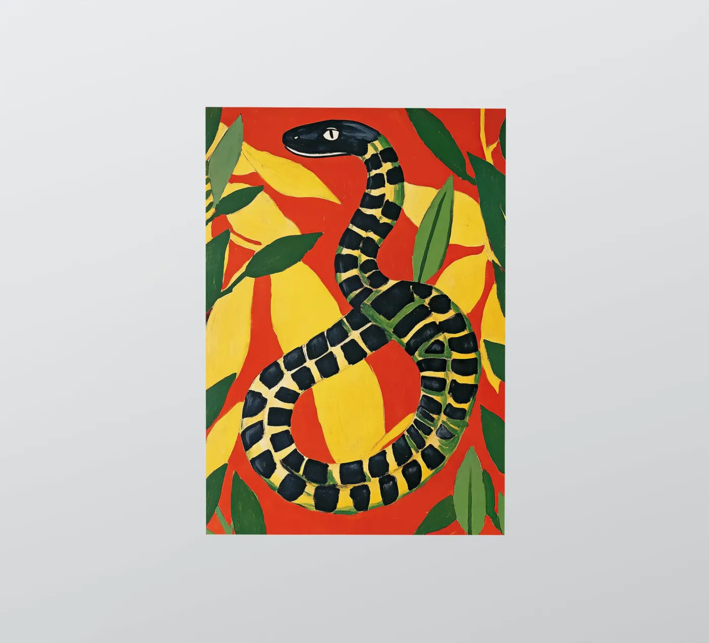 Slang sticker van Nikis Art Studio