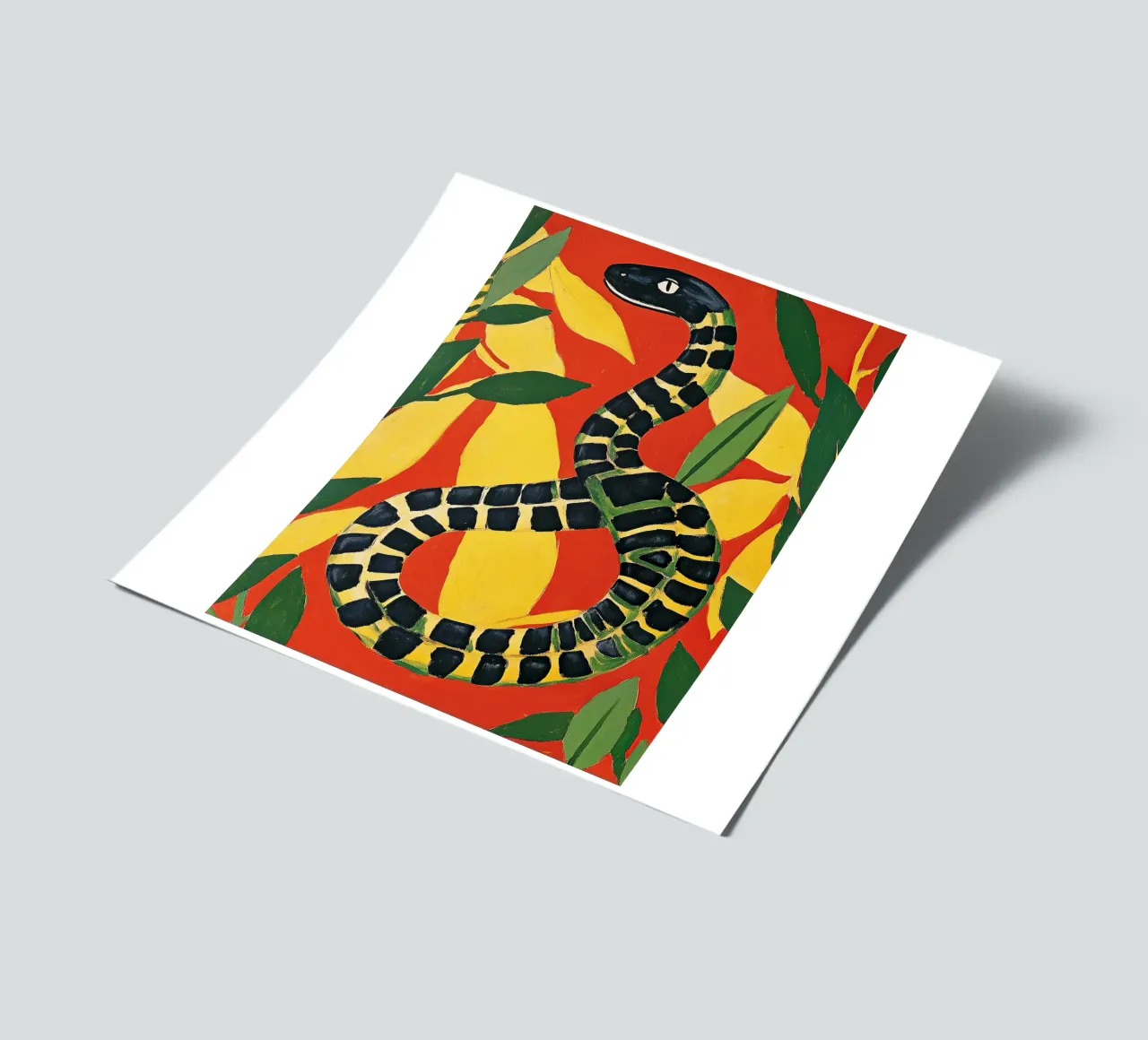Snake sticker sheet by Nikis Art Studio
