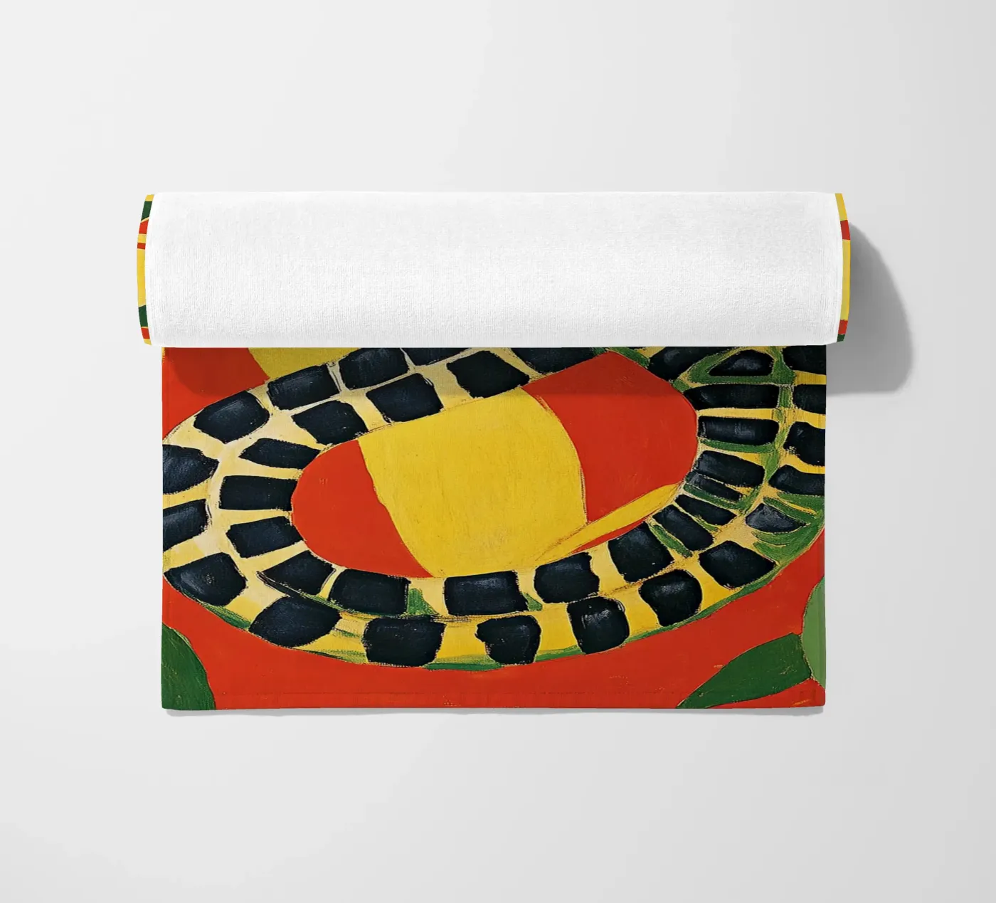 Slang strandhanddoek van Nikis Art Studio