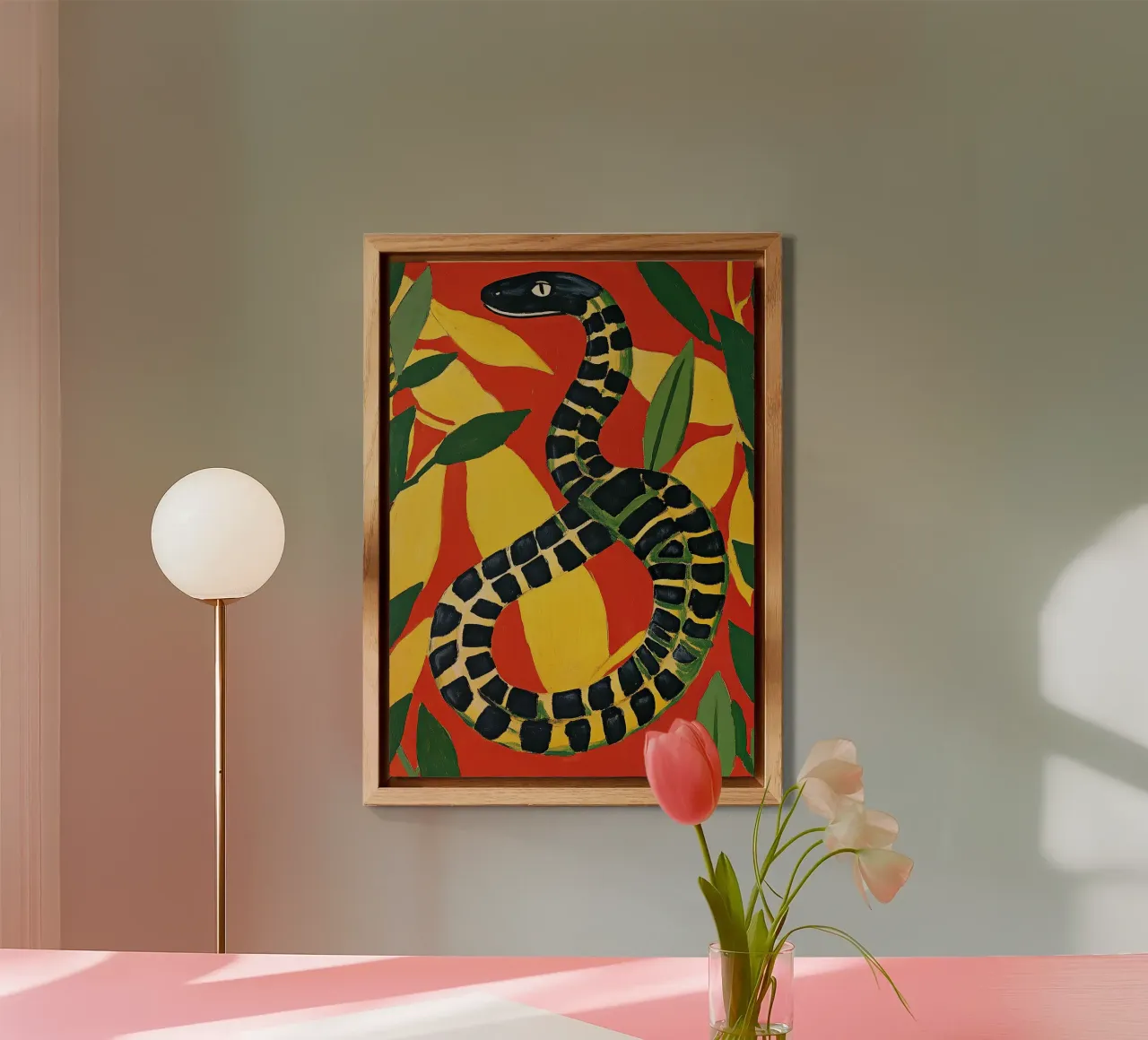 Serpente pannello forex da Nikis Art Studio