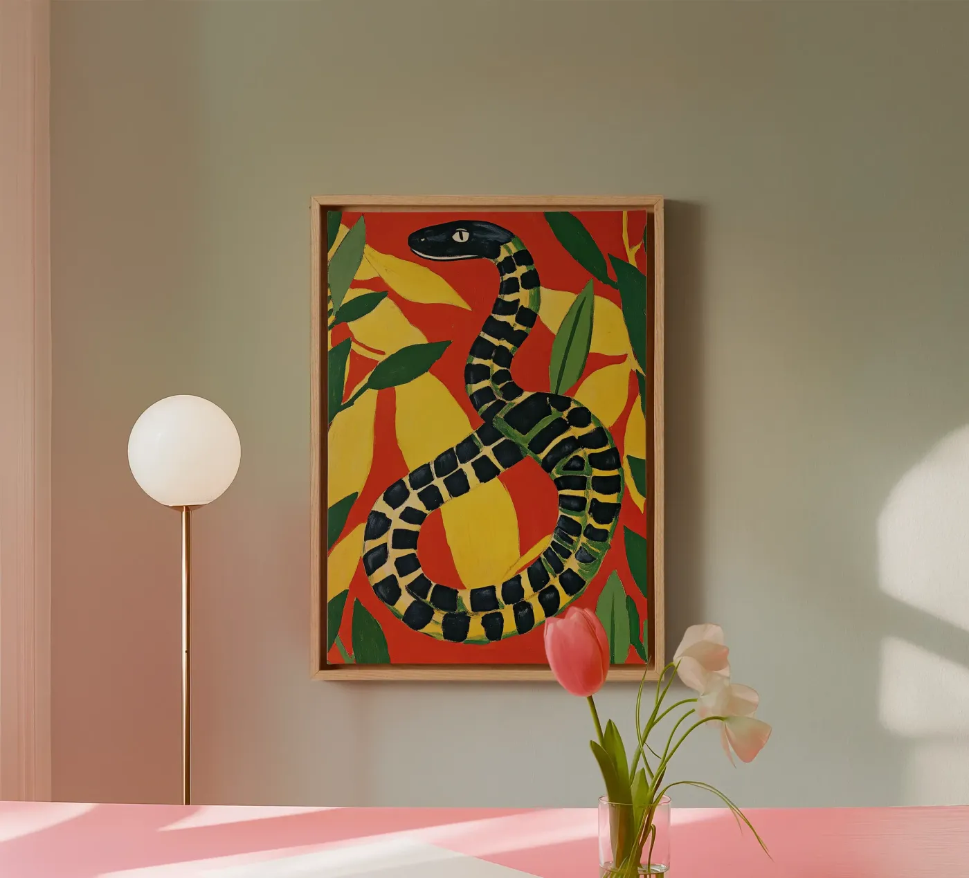 Serpente tela da Nikis Art Studio