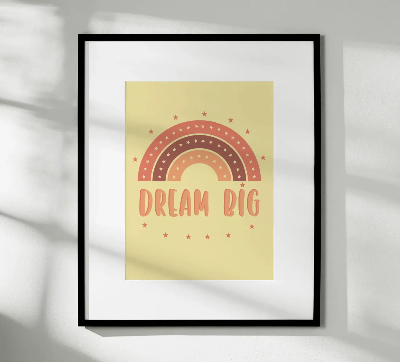 Sognare in grande poster con telaio in alluminio da Kiroiharu