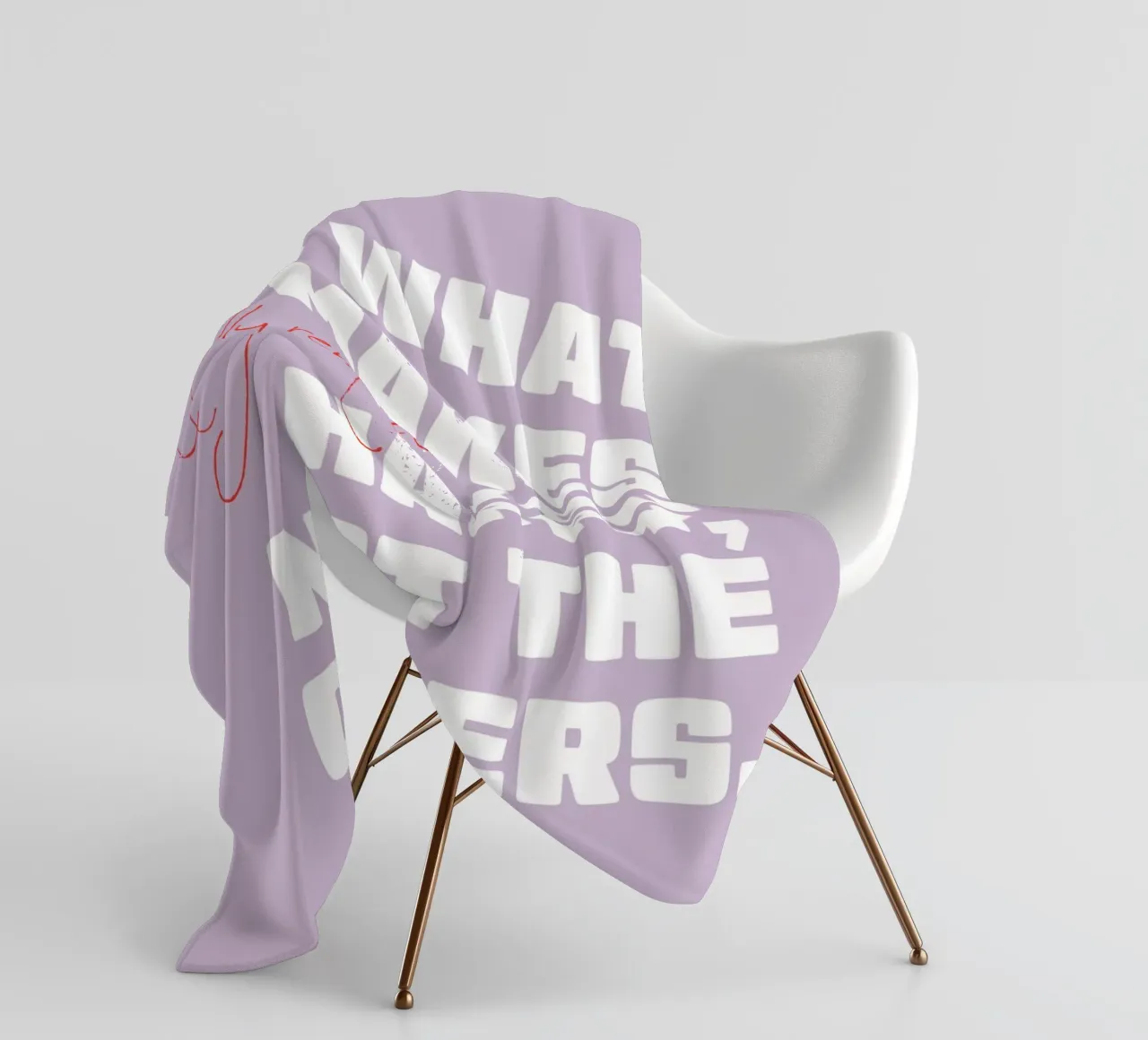 Do what makes you happy coperta in pile da Malou-Studio