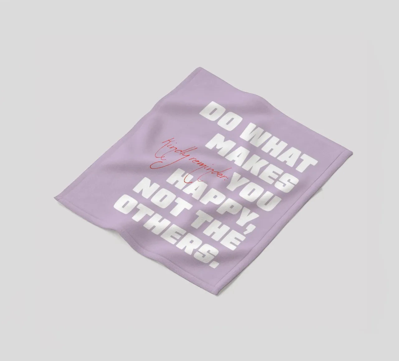 Do what makes you happy coperta in pile da Malou-Studio