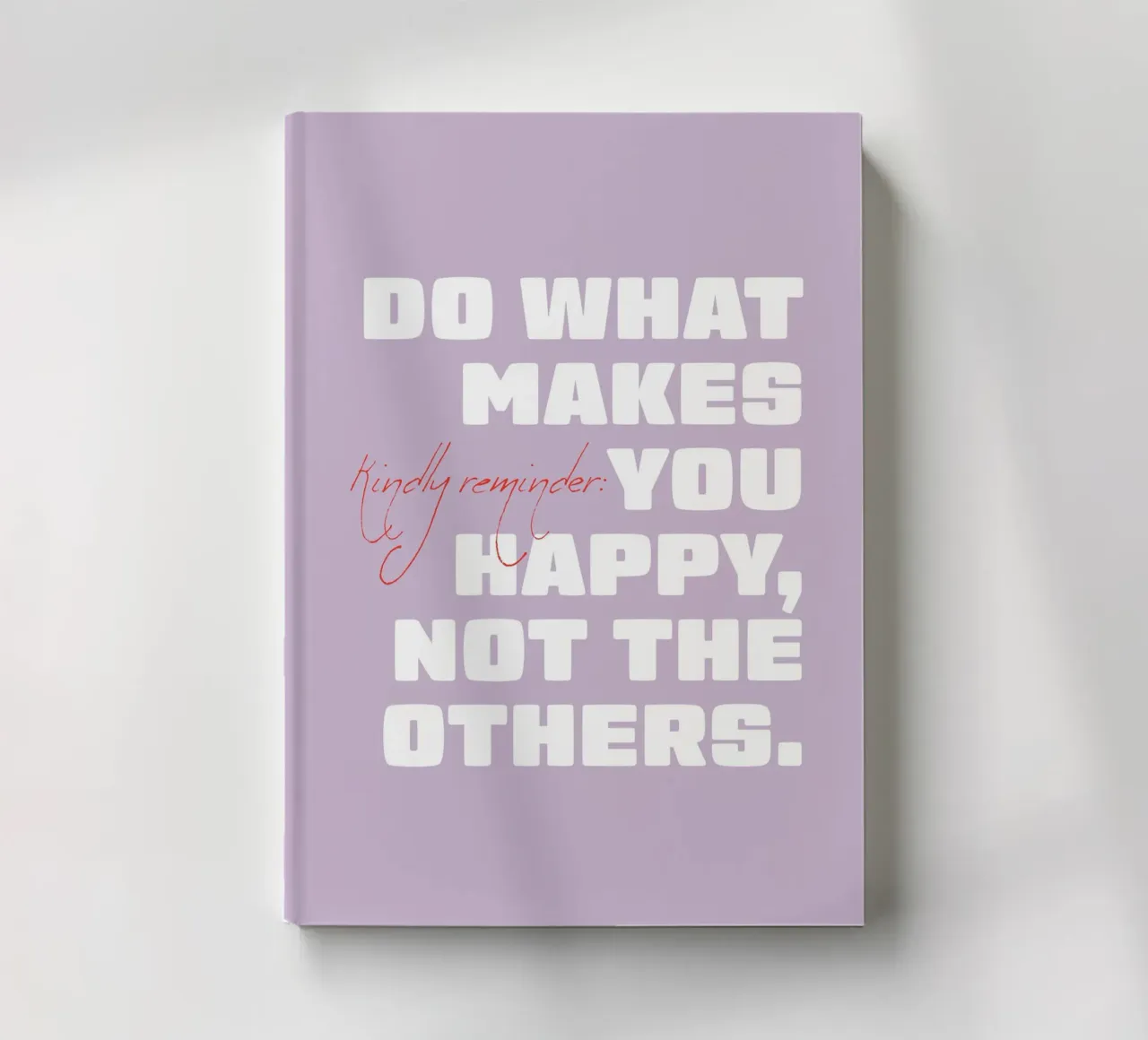 Do what makes you happy notebook by Malou-Studio