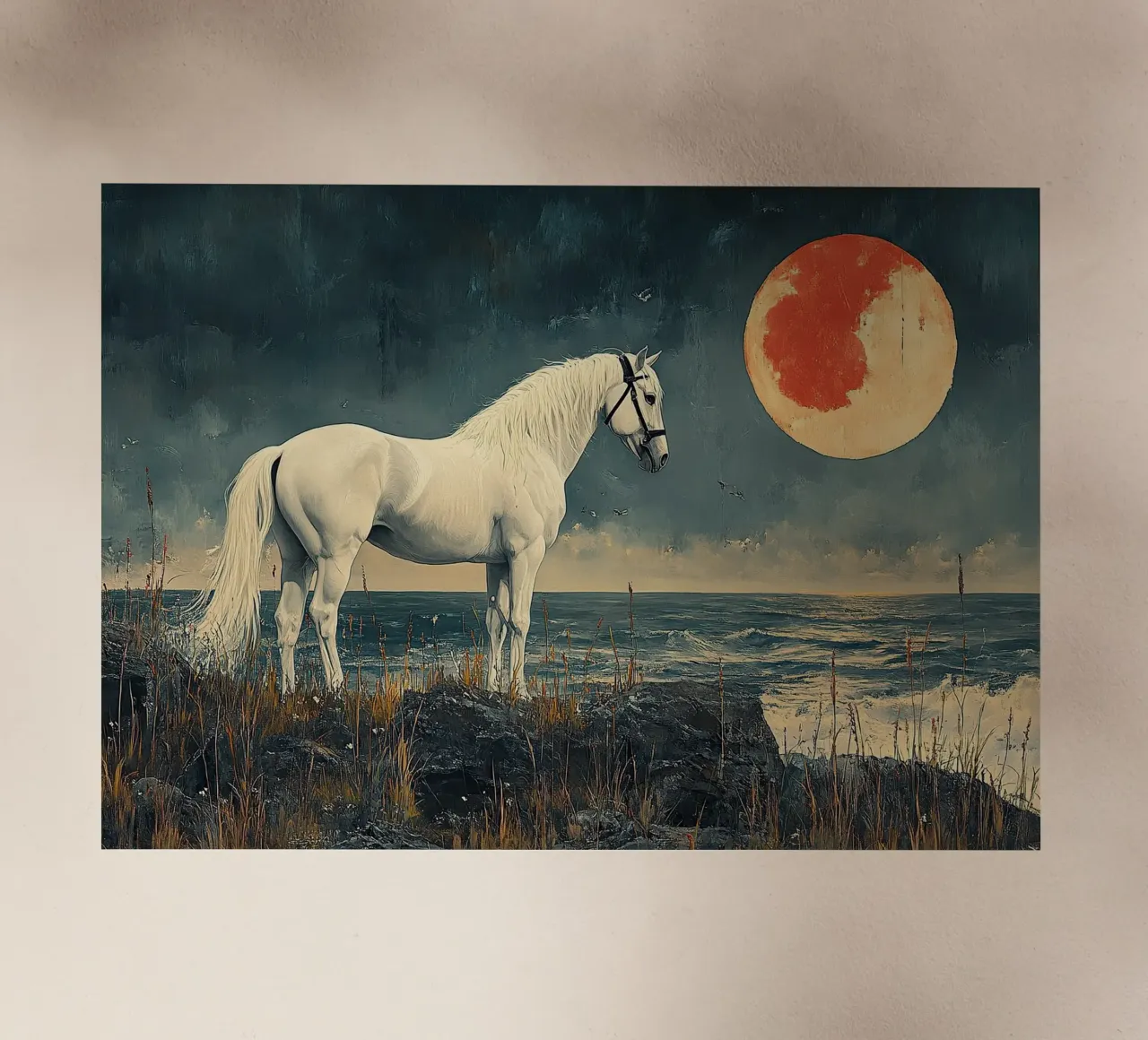 Cavallo - Una danza nella notte pellicola backlit da Nikis Art Studio