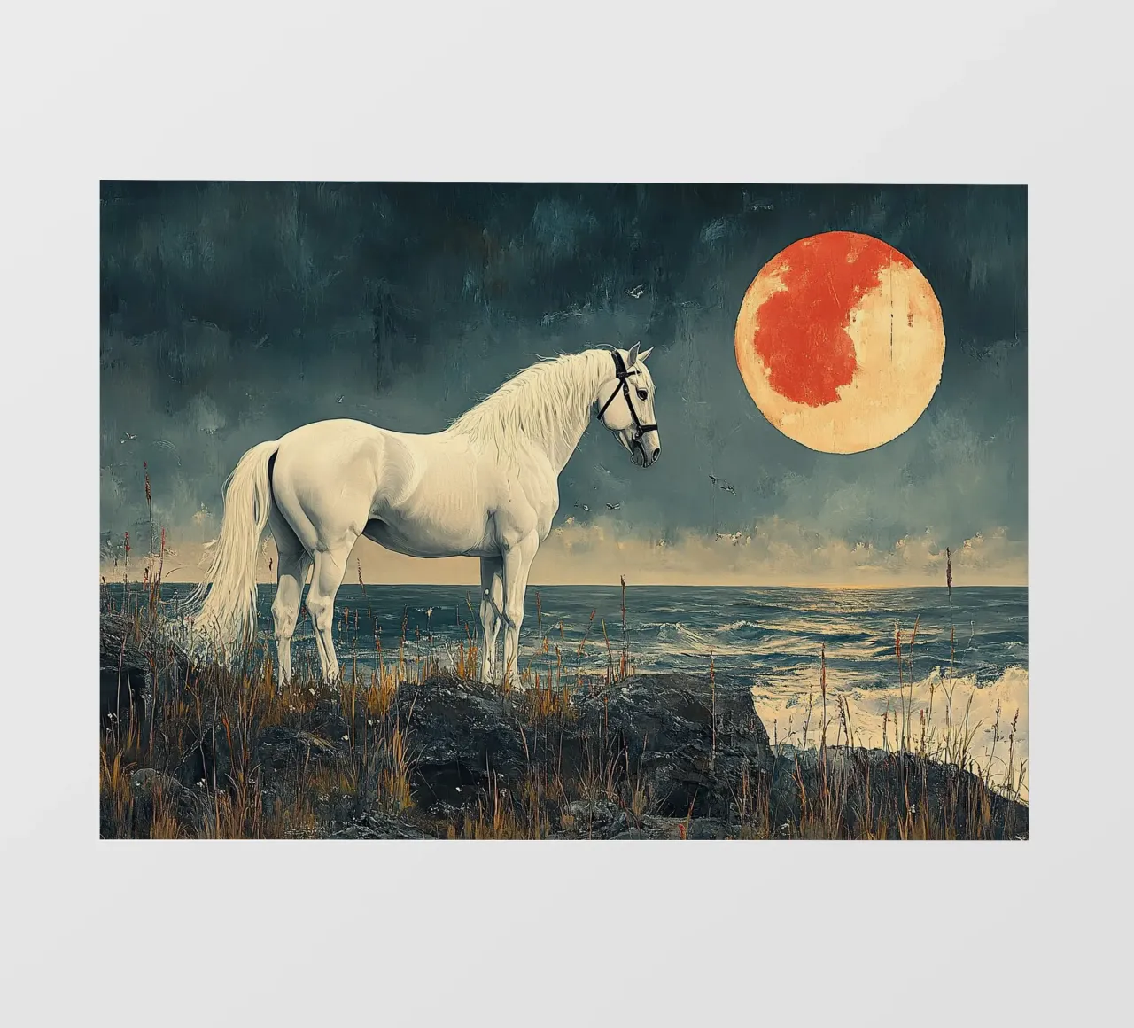 Cavallo - Una danza nella notte pellicola backlit da Nikis Art Studio