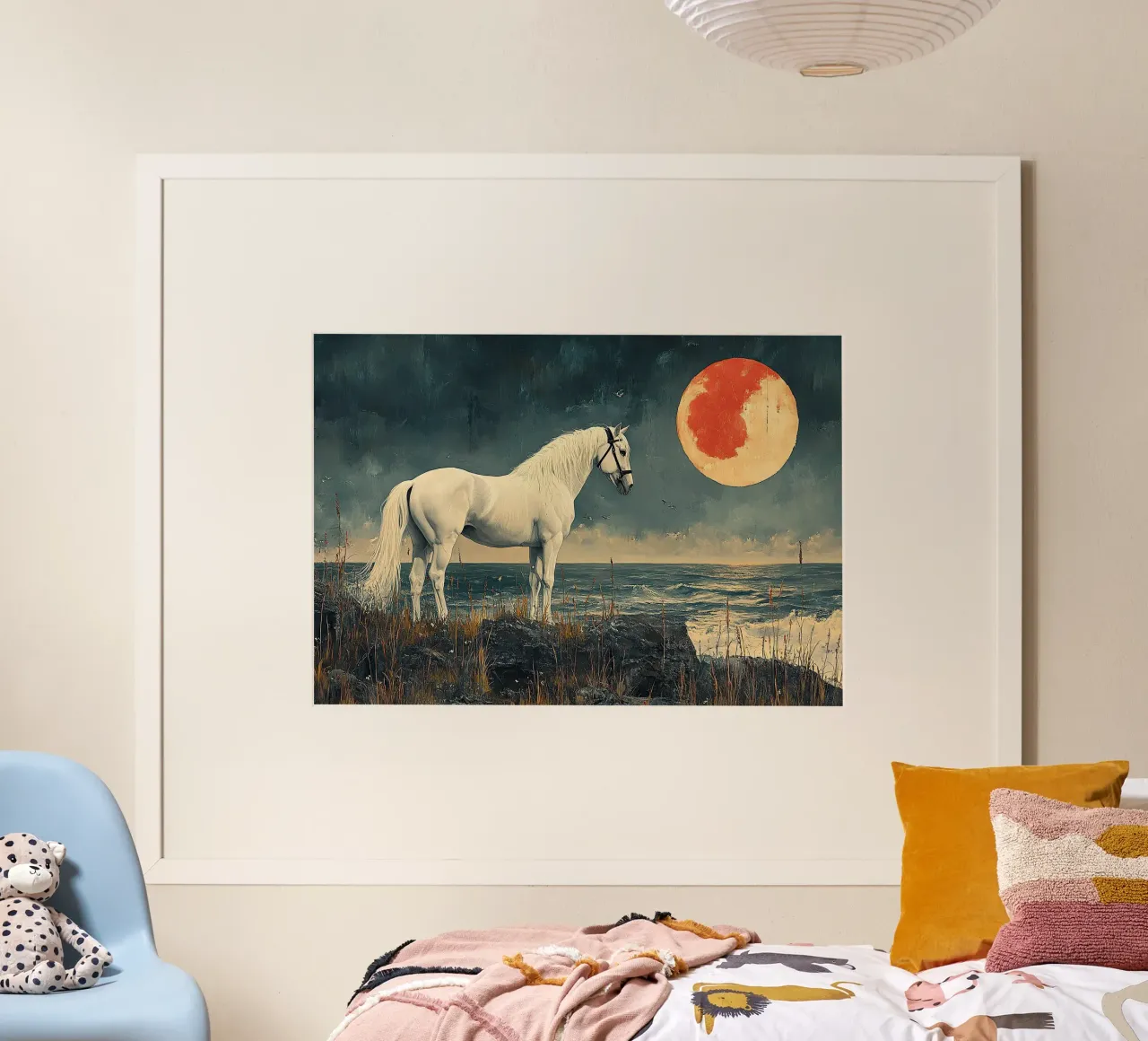 Cavallo - Una danza nella notte poster da Nikis Art Studio