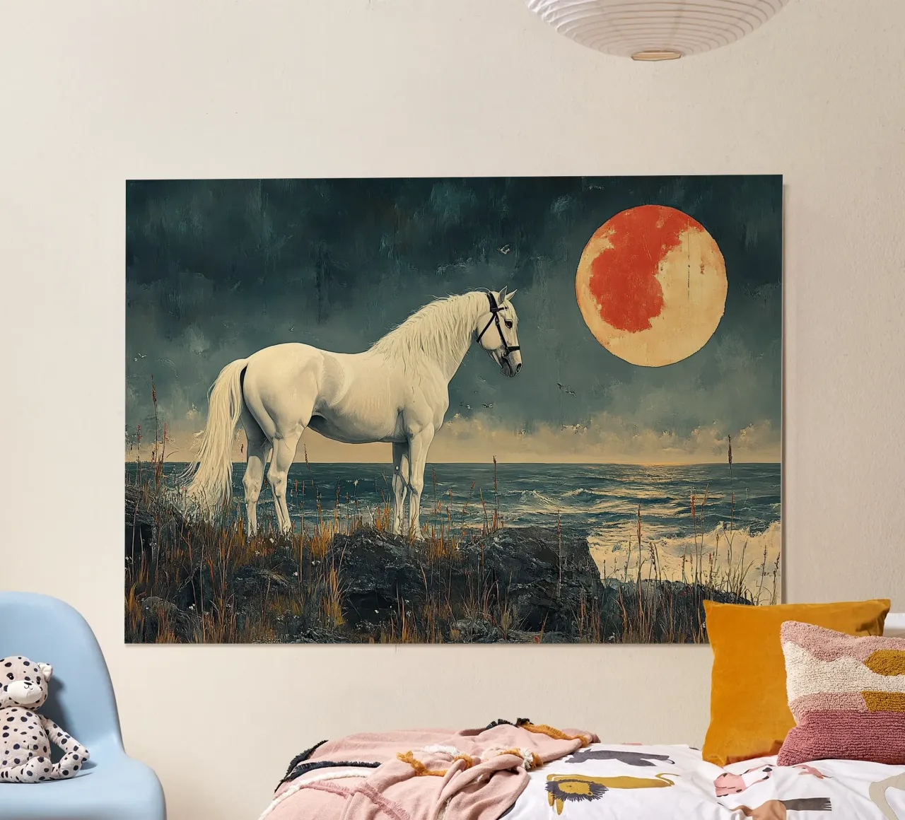 Cavallo - Una danza nella notte poster da Nikis Art Studio