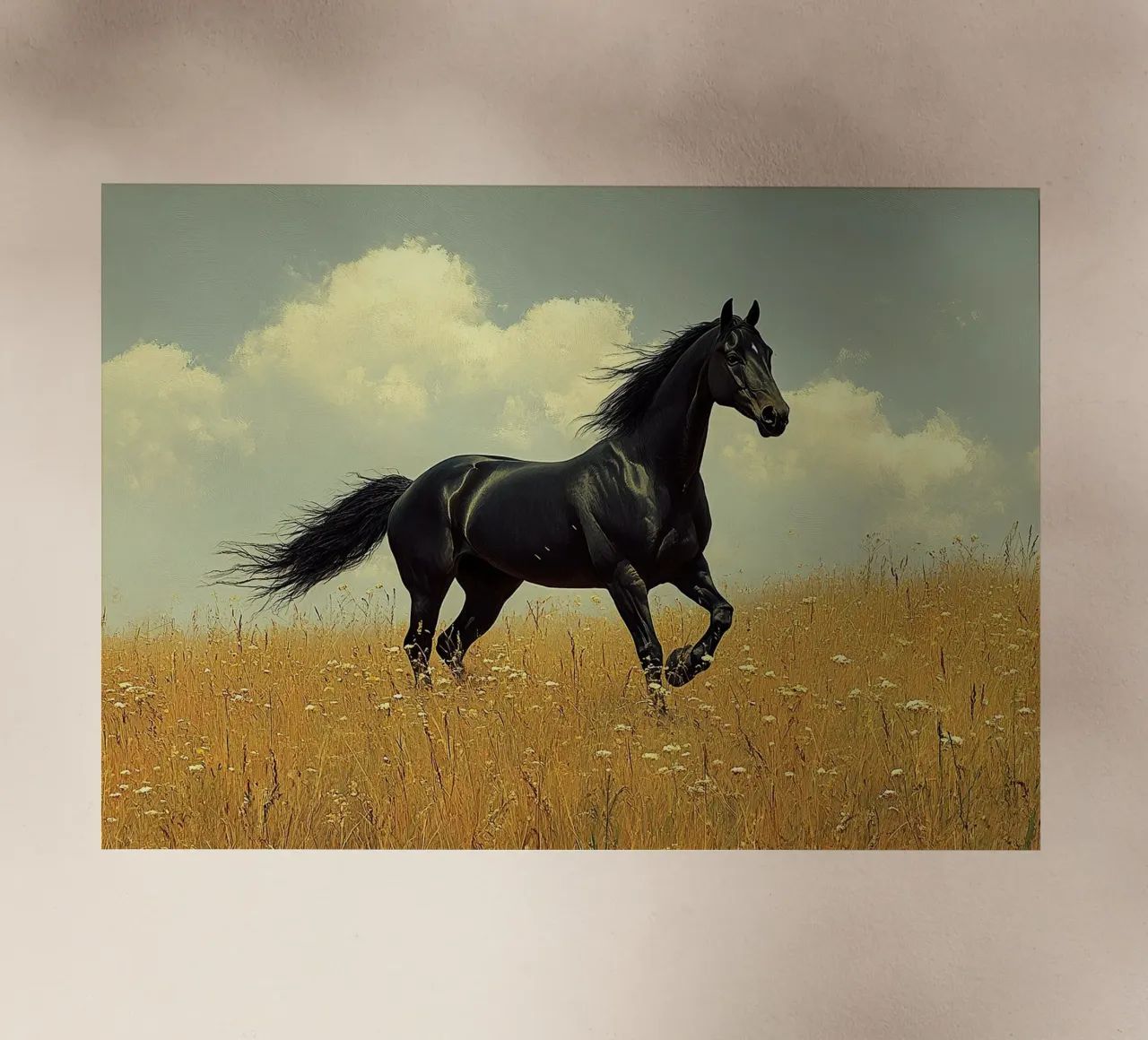 Cavallo pellicola backlit da Nikis Art Studio