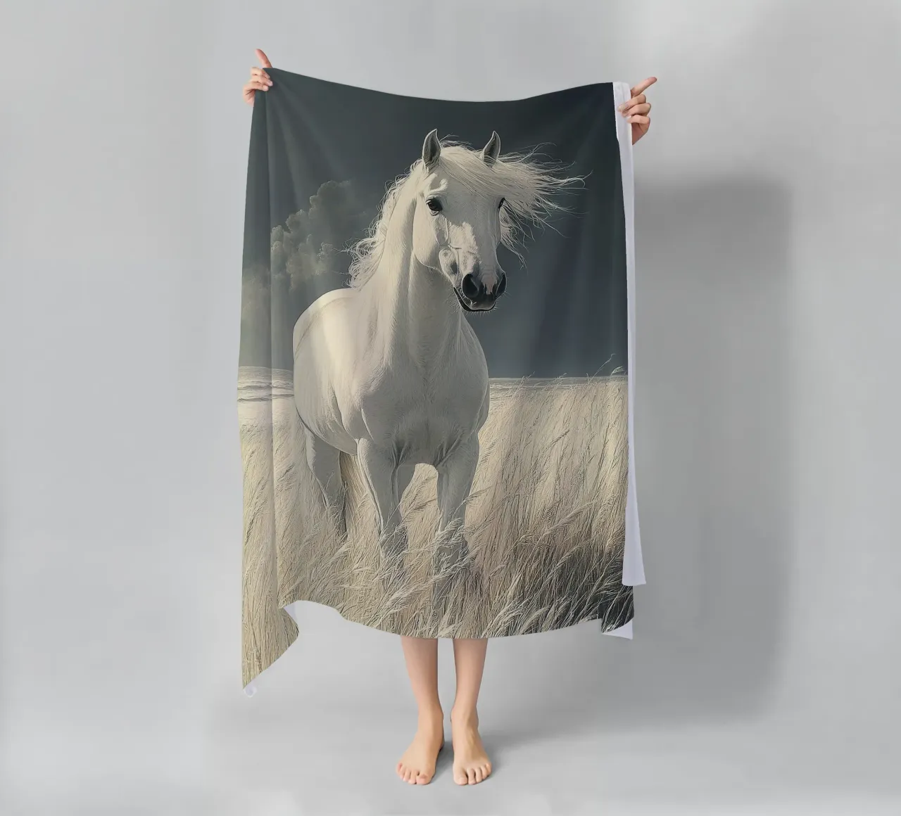 Cavallo telo mare da Nikis Art Studio