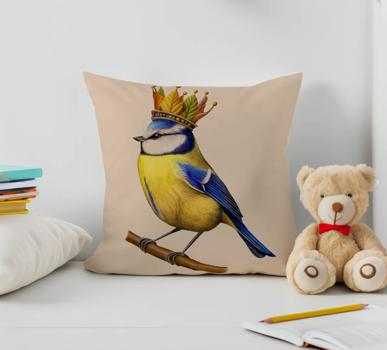 Re d'autunno cuscino da Graphit und Farbe