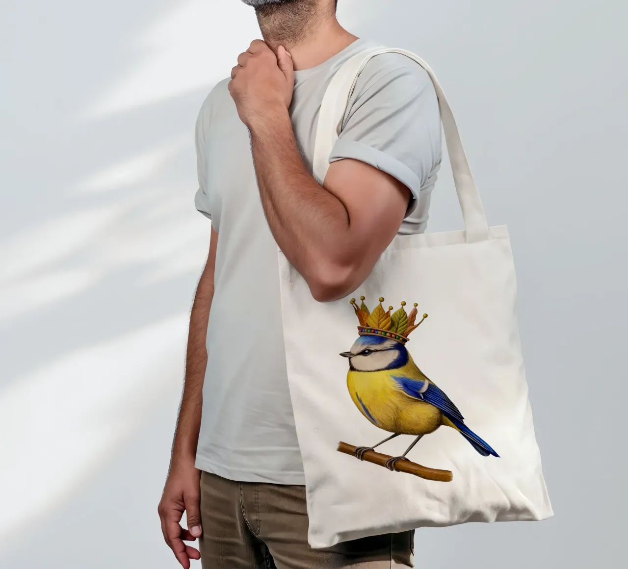 Re d'autunno borsa in juta da Graphit und Farbe