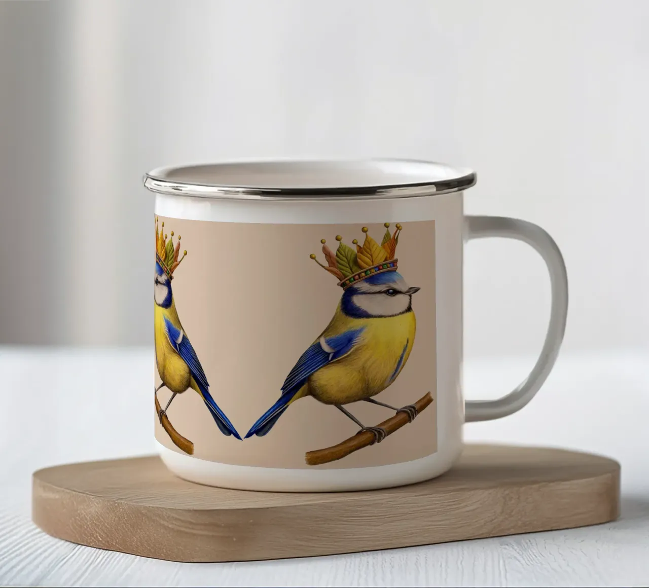 Re d'autunno tazza in smalto da Graphit und Farbe