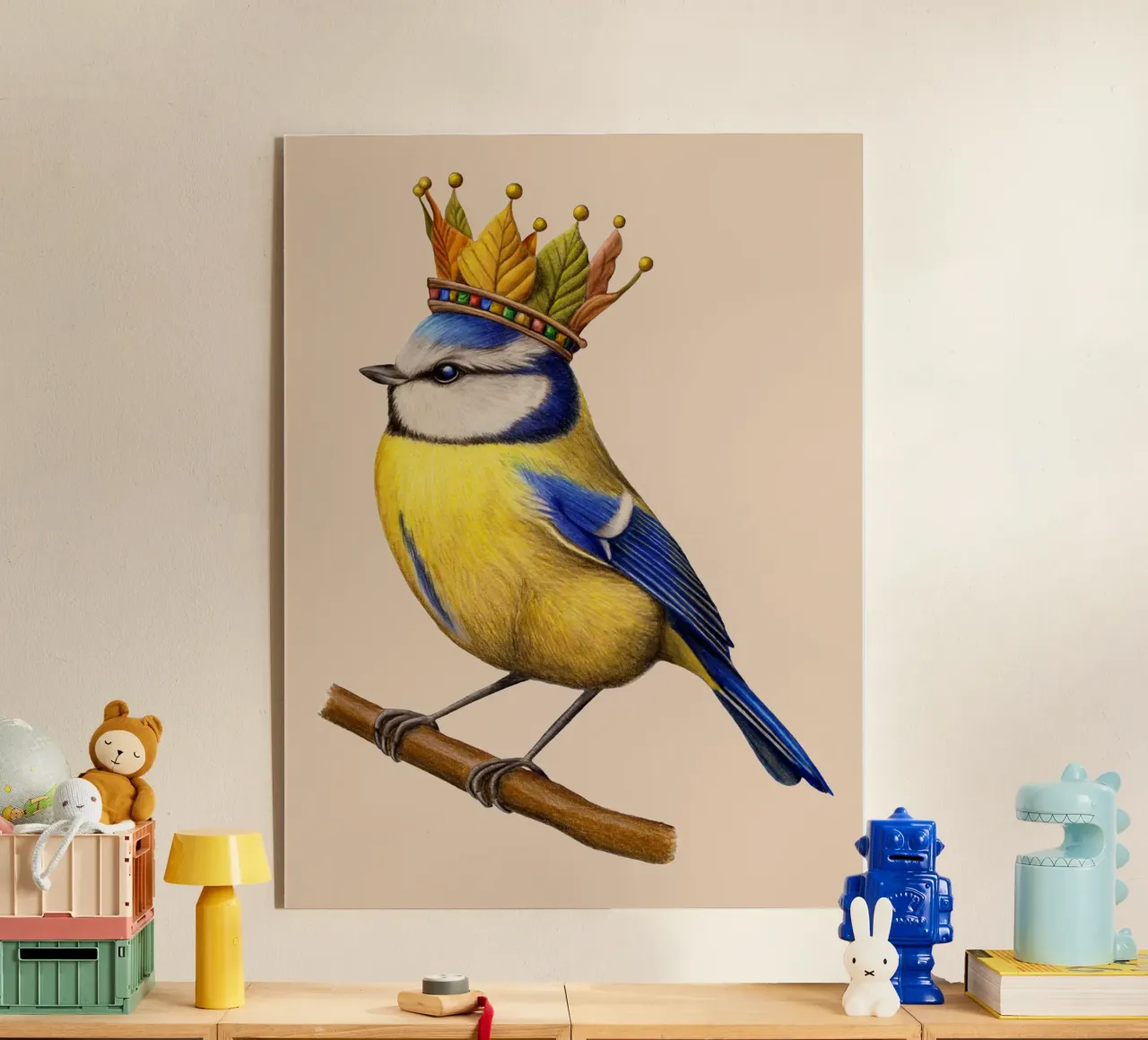 Re d'autunno plexiglass da Graphit und Farbe