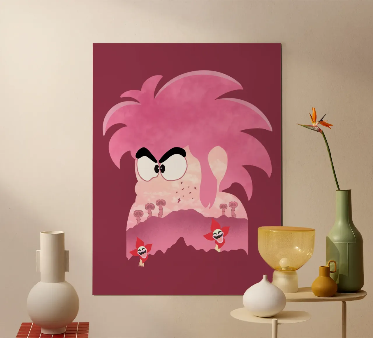 Il bambino selvaggio poster con telaio in legno da Kiroiharu
