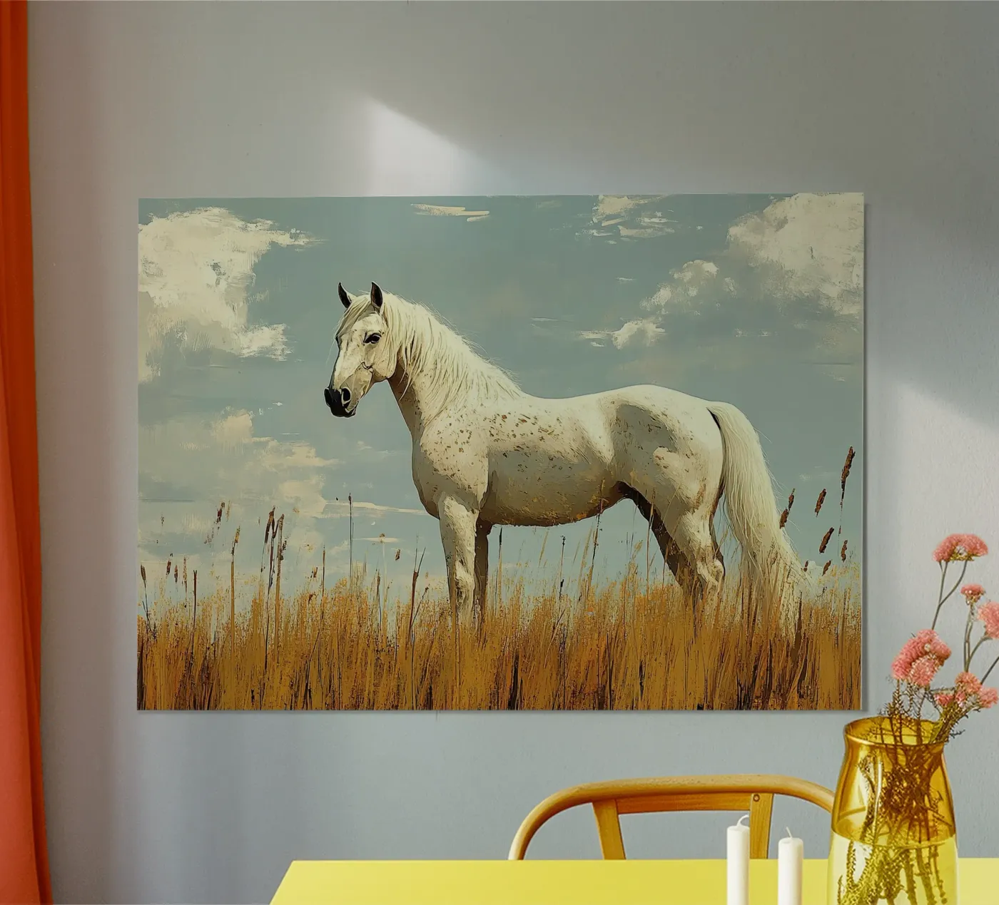 Horse poster by Nikis Art Studio