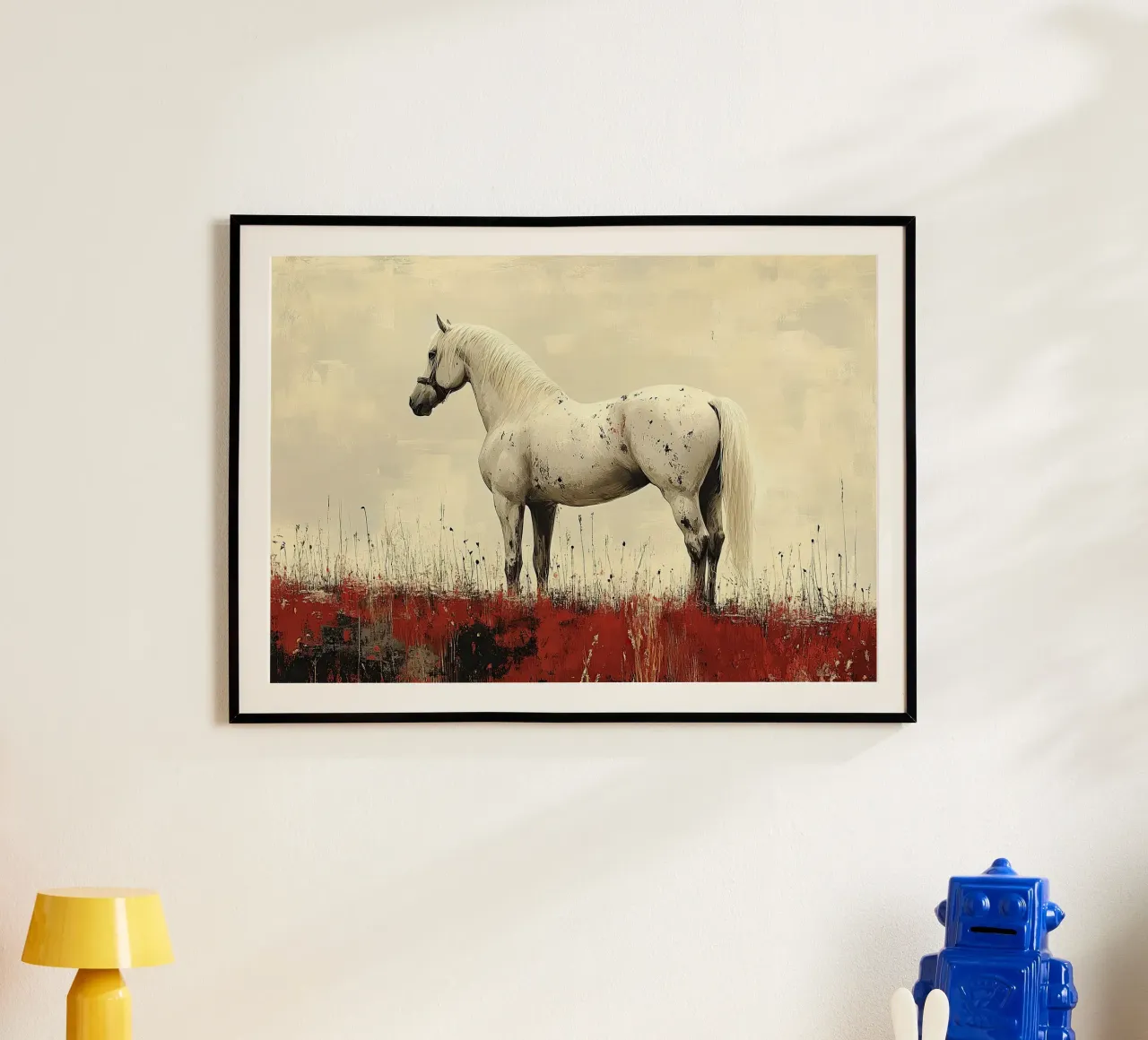 The legend of the steppe: a hero from the wilderness poster by Nikis Art Studio