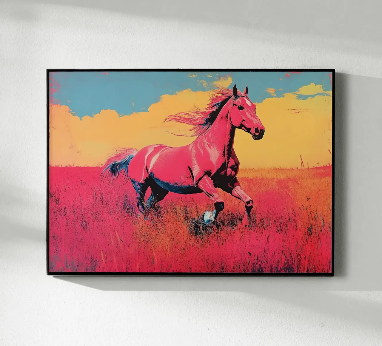 Cavallo - Pop Art plexiglass da Nikis Art Studio