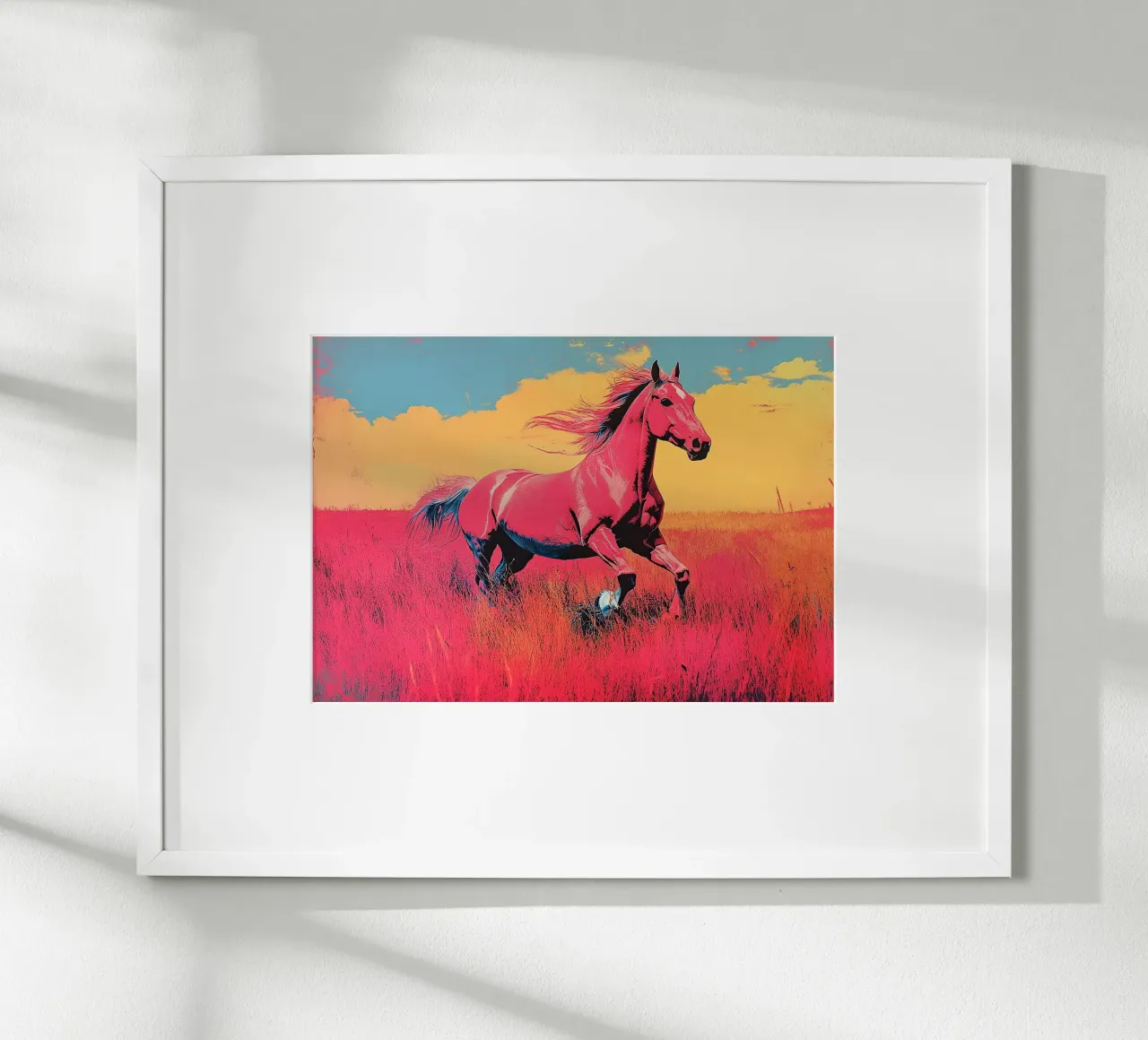 Cavallo - Pop Art carta hahnemühle da Nikis Art Studio