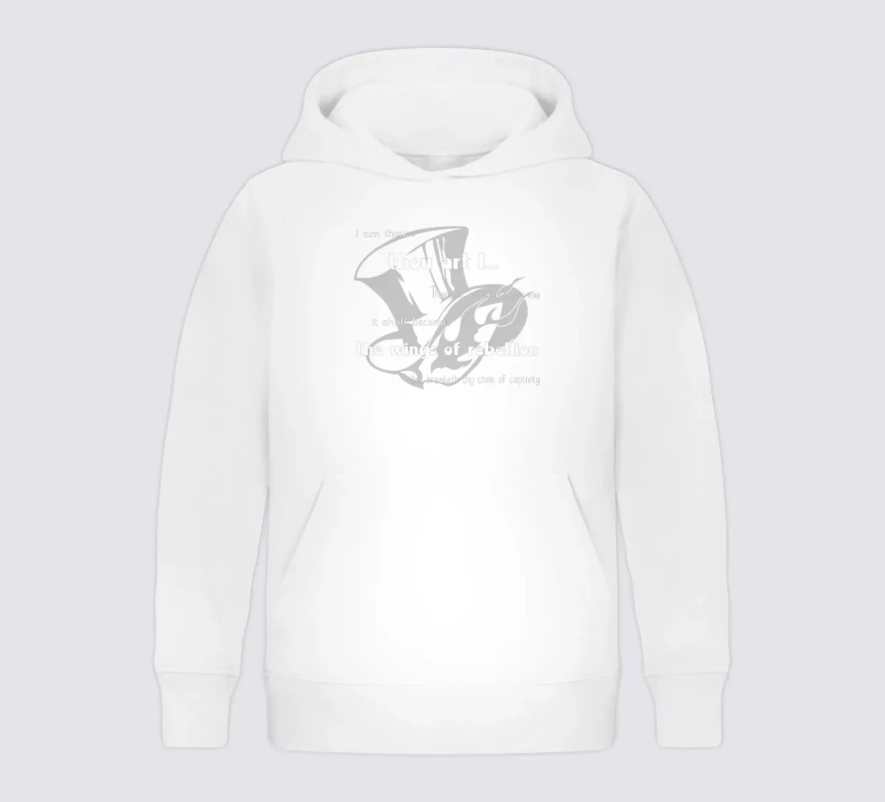 Io sono tu sei io felpa bambino con cappuccio da Loobs