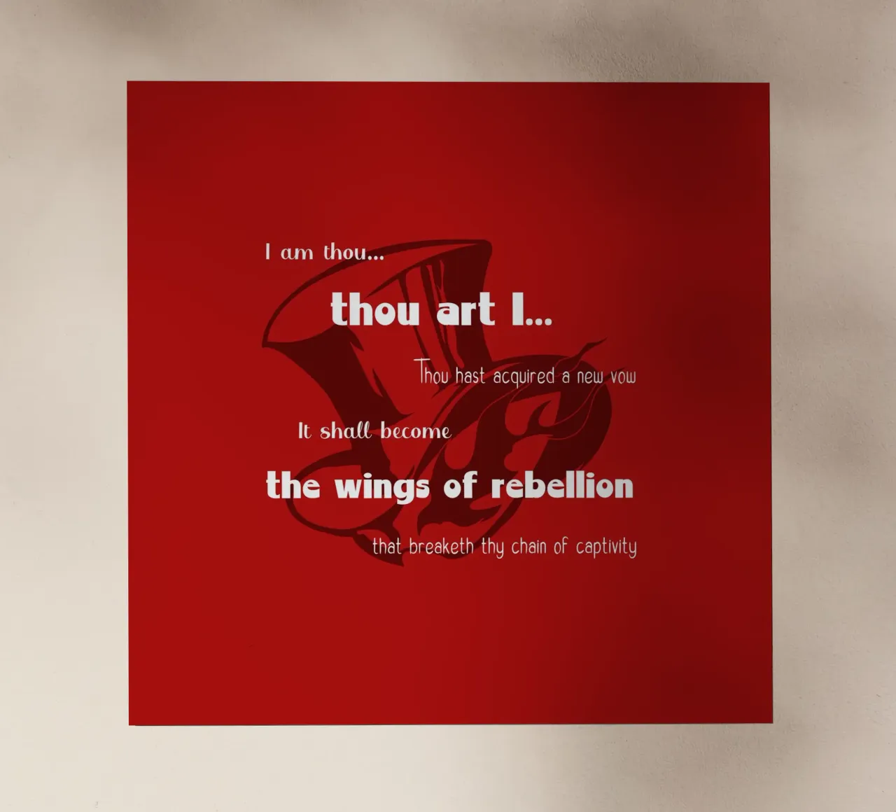 Io sono tu sei io pellicola backlit da Loobs