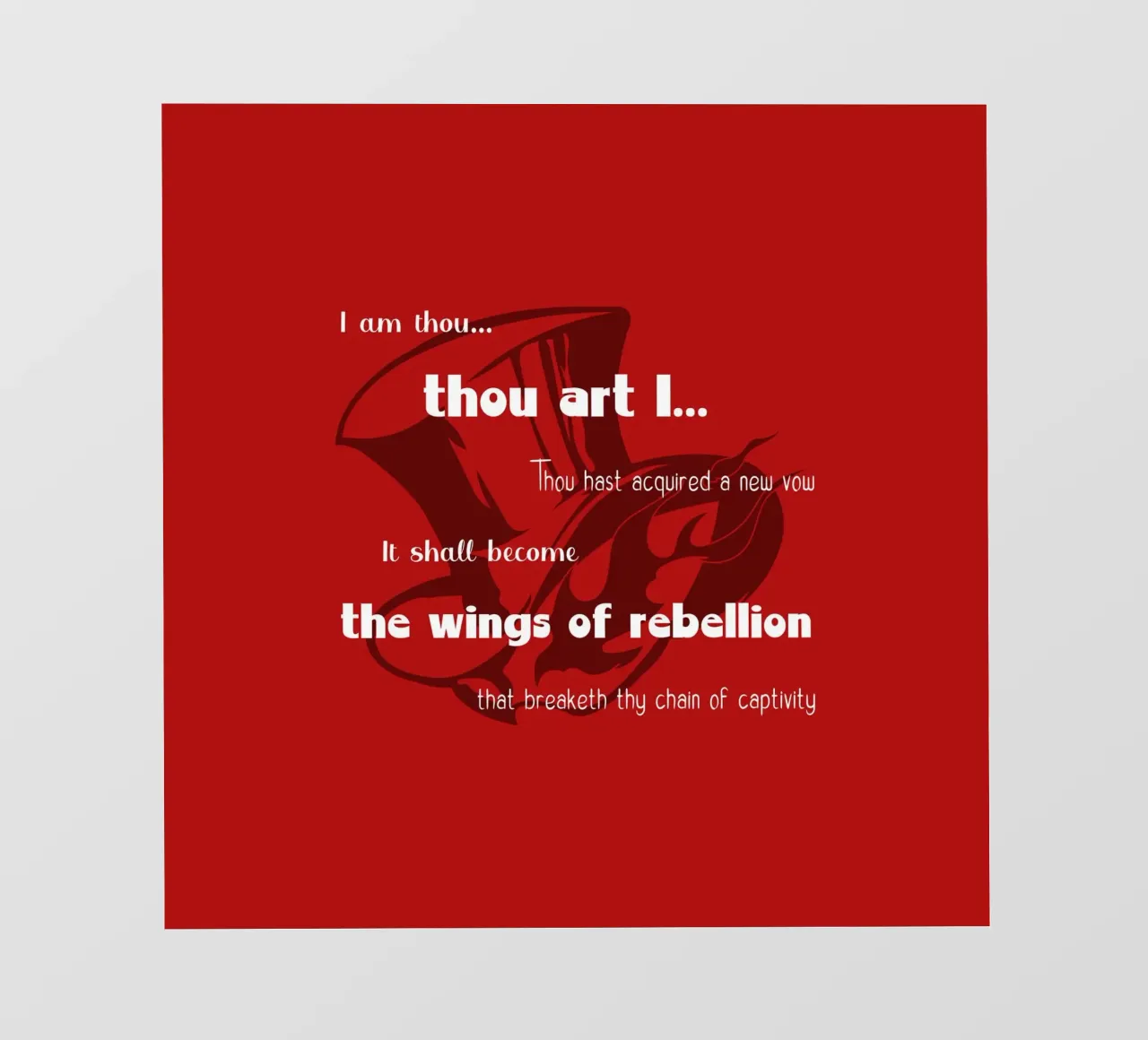 Io sono tu sei io pellicola backlit da Loobs