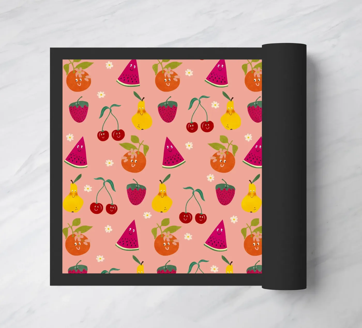 Pattern Fruit Gang deurmat van Illustration Raissa Oltmanns