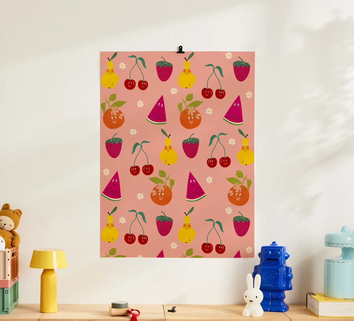 Pattern Fruit Gang poster de Illustration Raissa Oltmanns