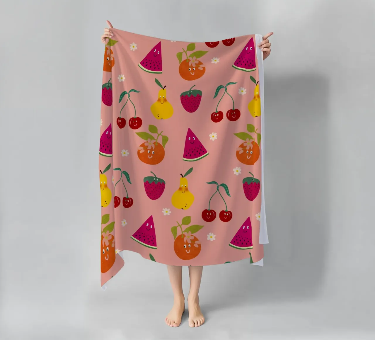 Pattern Fruit Gang telo mare da Illustration Raissa Oltmanns