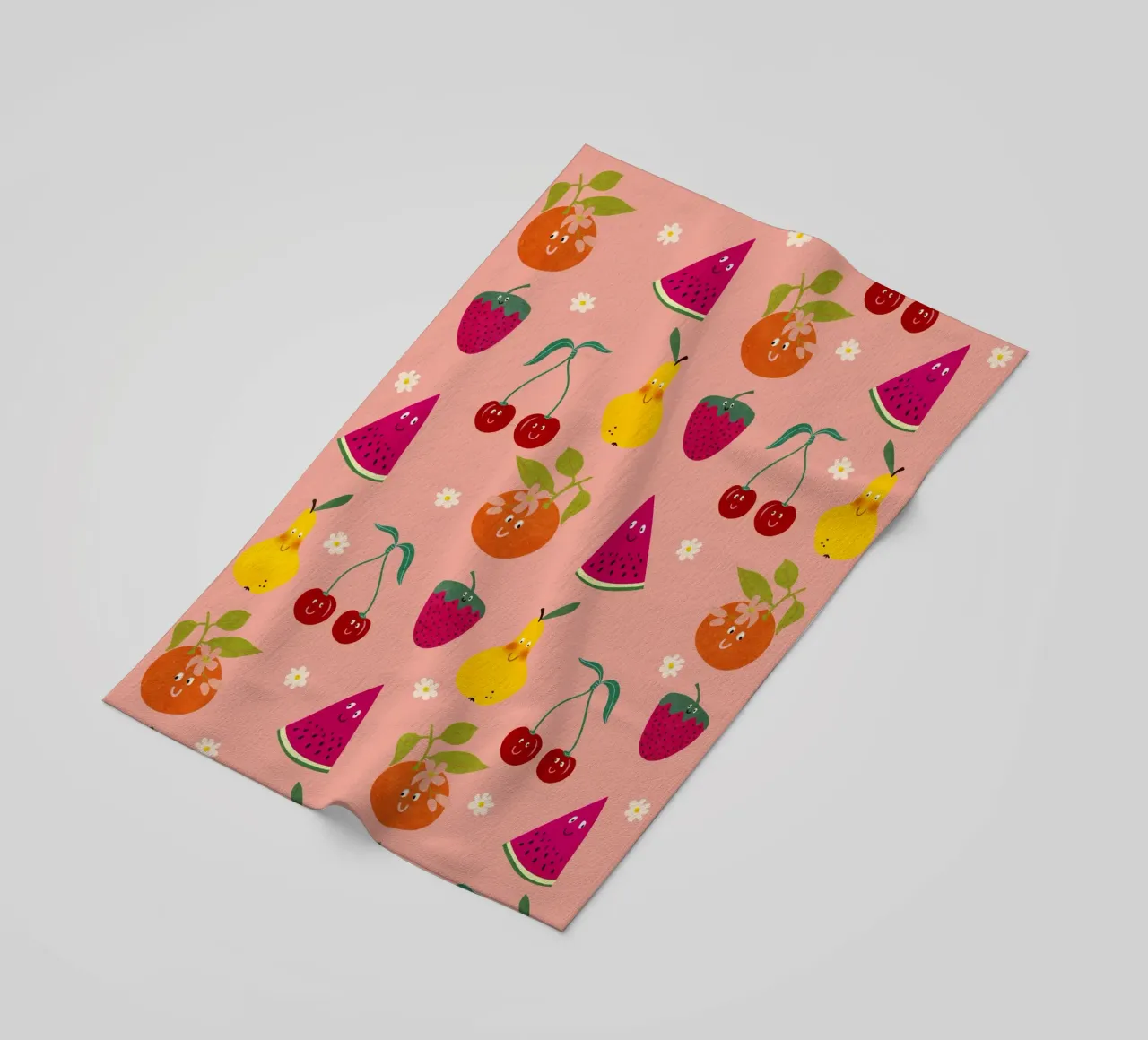 Pattern Fruit Gang telo mare da Illustration Raissa Oltmanns