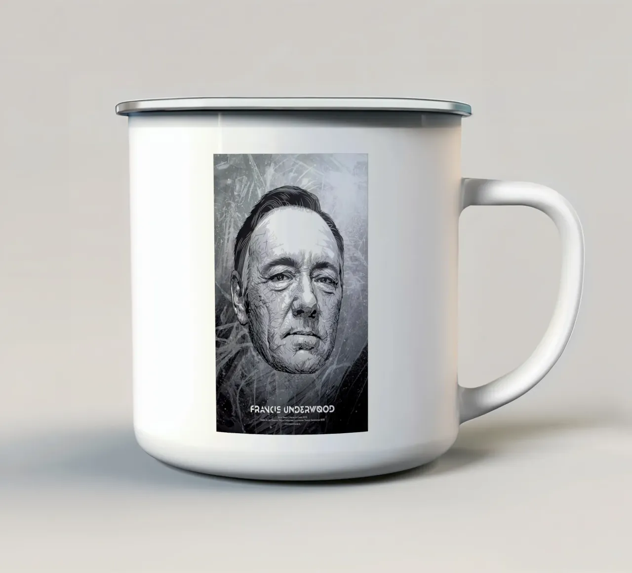 Francis tazza in smalto da Tomasz Zawistowski