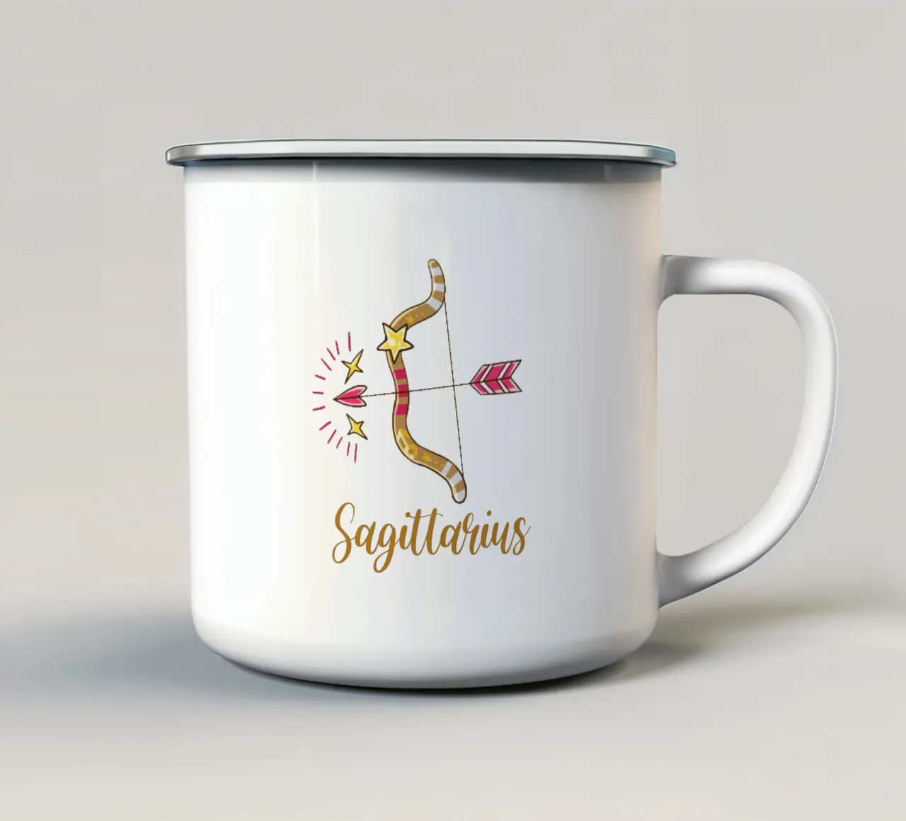 Sagittarius tazza in smalto da Kiroiharu
