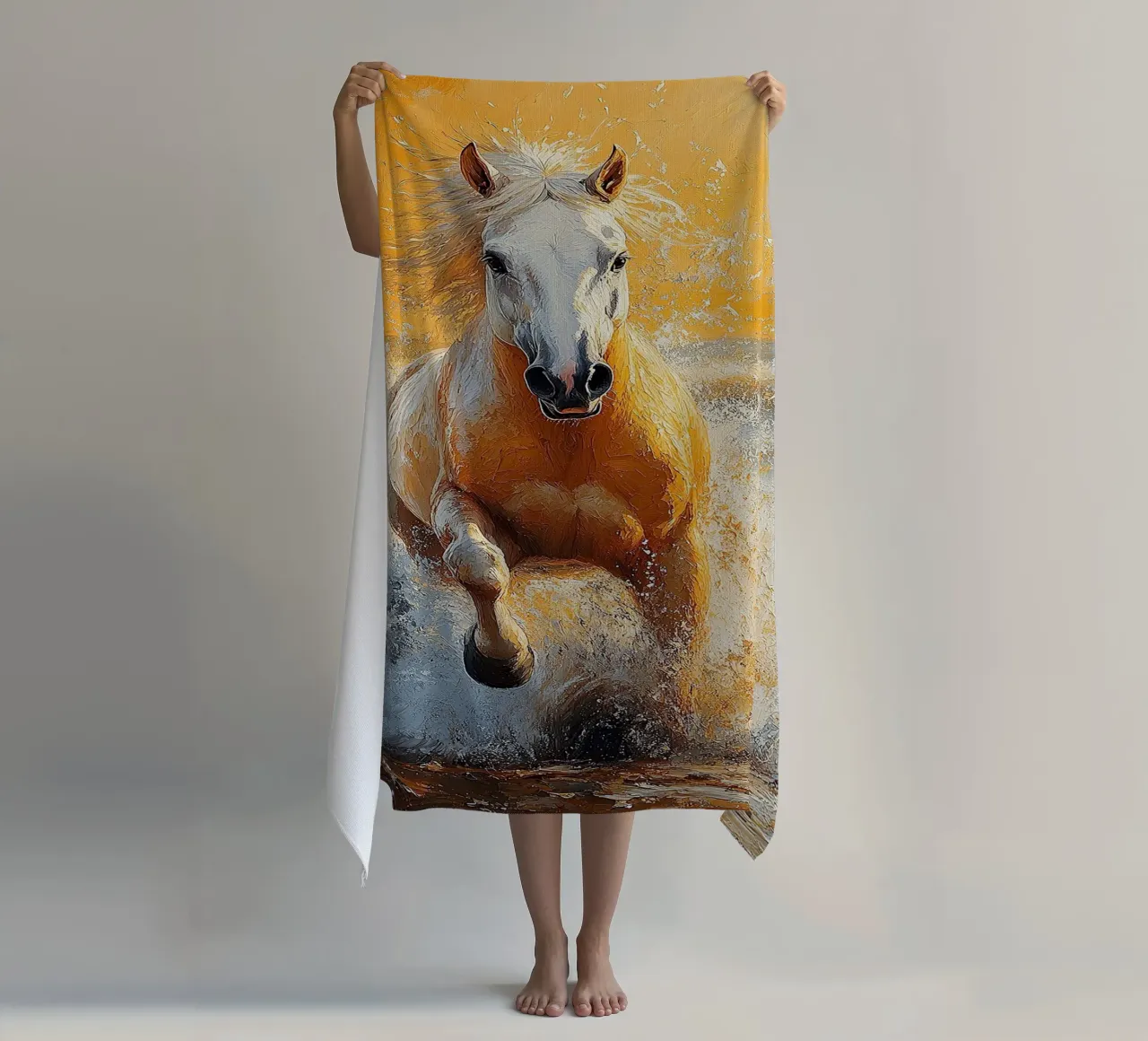 Cavallo telo mare da Nikis Art Studio