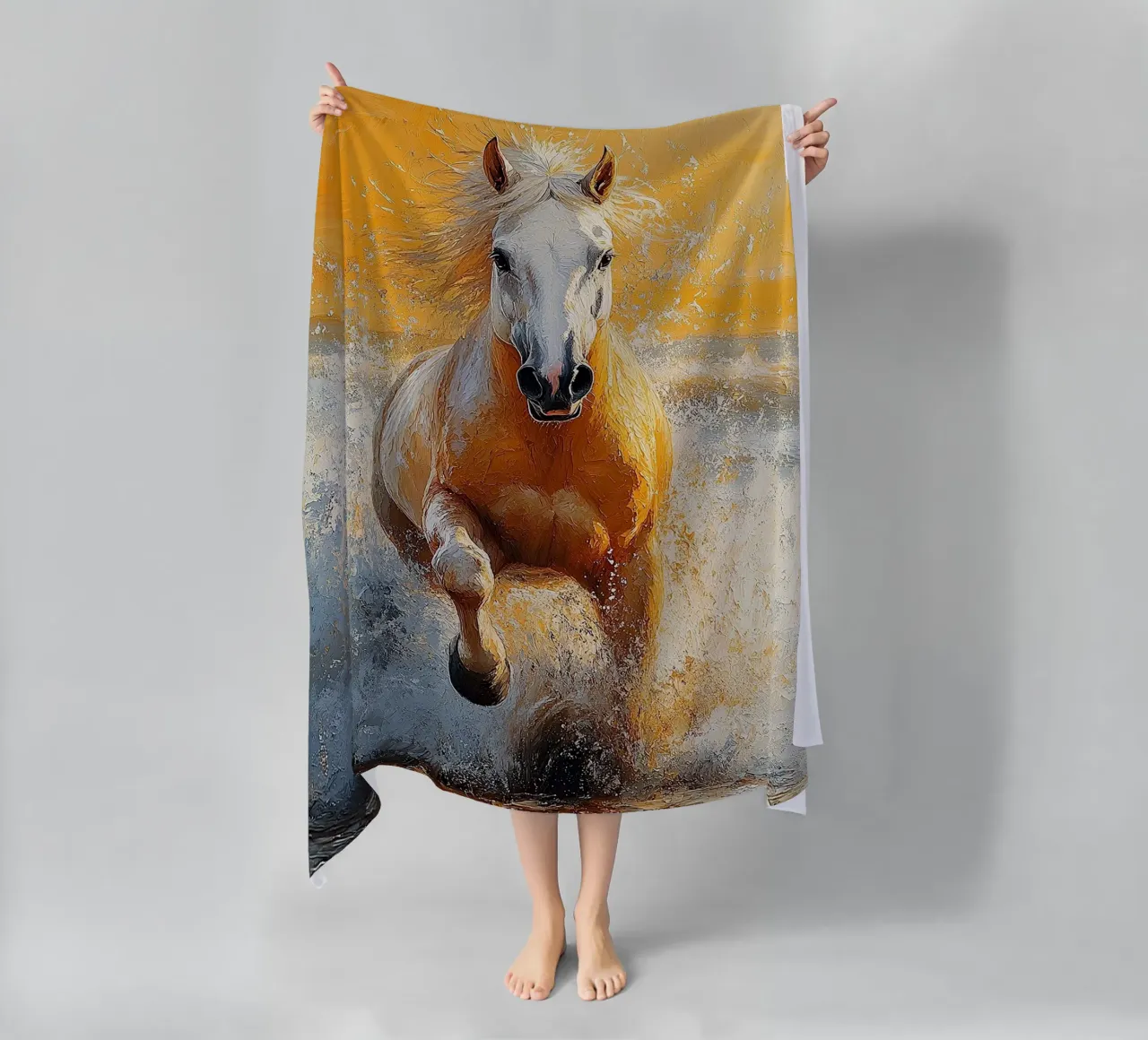 Cavallo telo mare da Nikis Art Studio